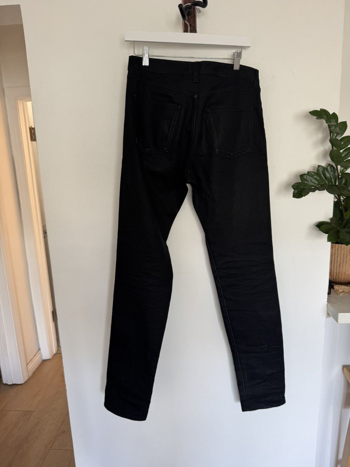 Saint Laurent Paris Waxed Logo D15 Denim Size US 30 / EU 46 - 4 Thumbnail