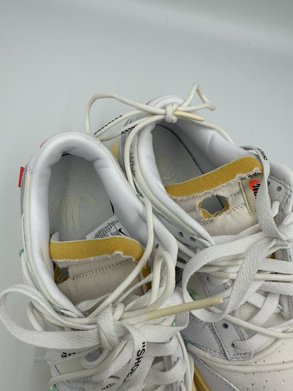 Nike × Off-White Nike Dunk x Off-White Size US 6.5 / EU 39-40 - 10 Thumbnail