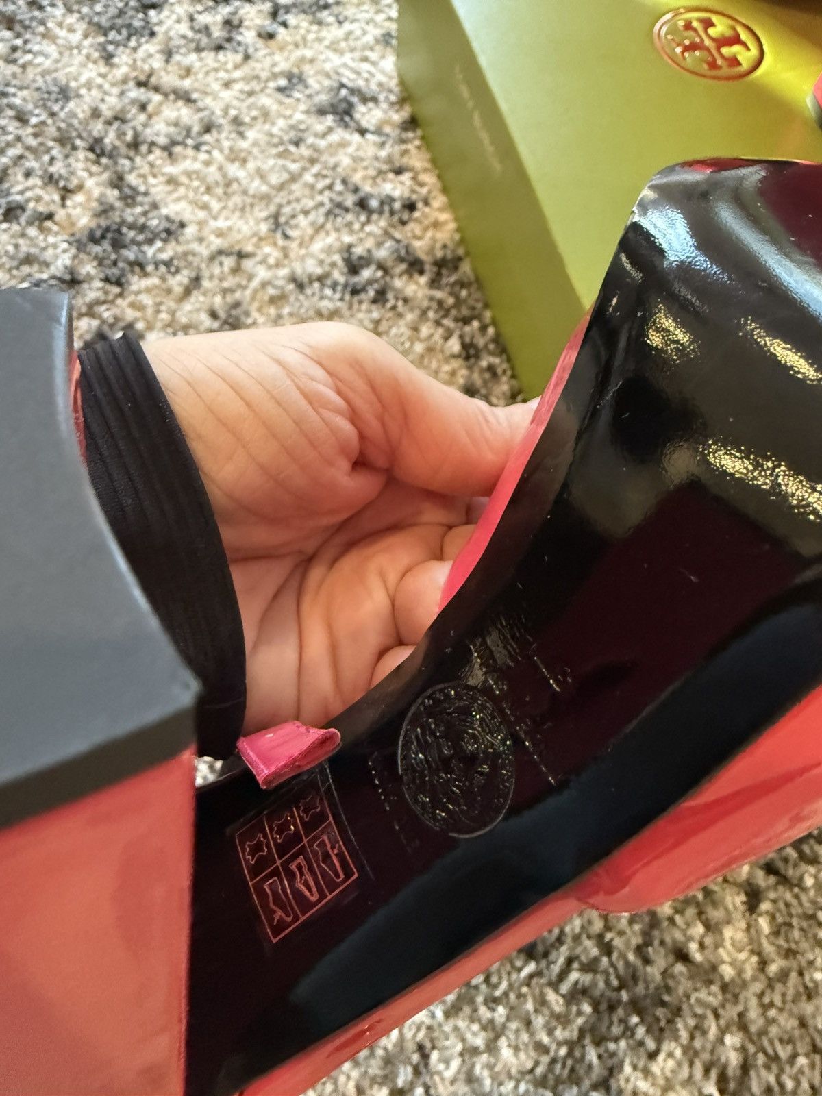 Versace Versace Medusa Pink Patent Leather Platform Heels – New Size US 7 / IT 37 - 6 Thumbnail