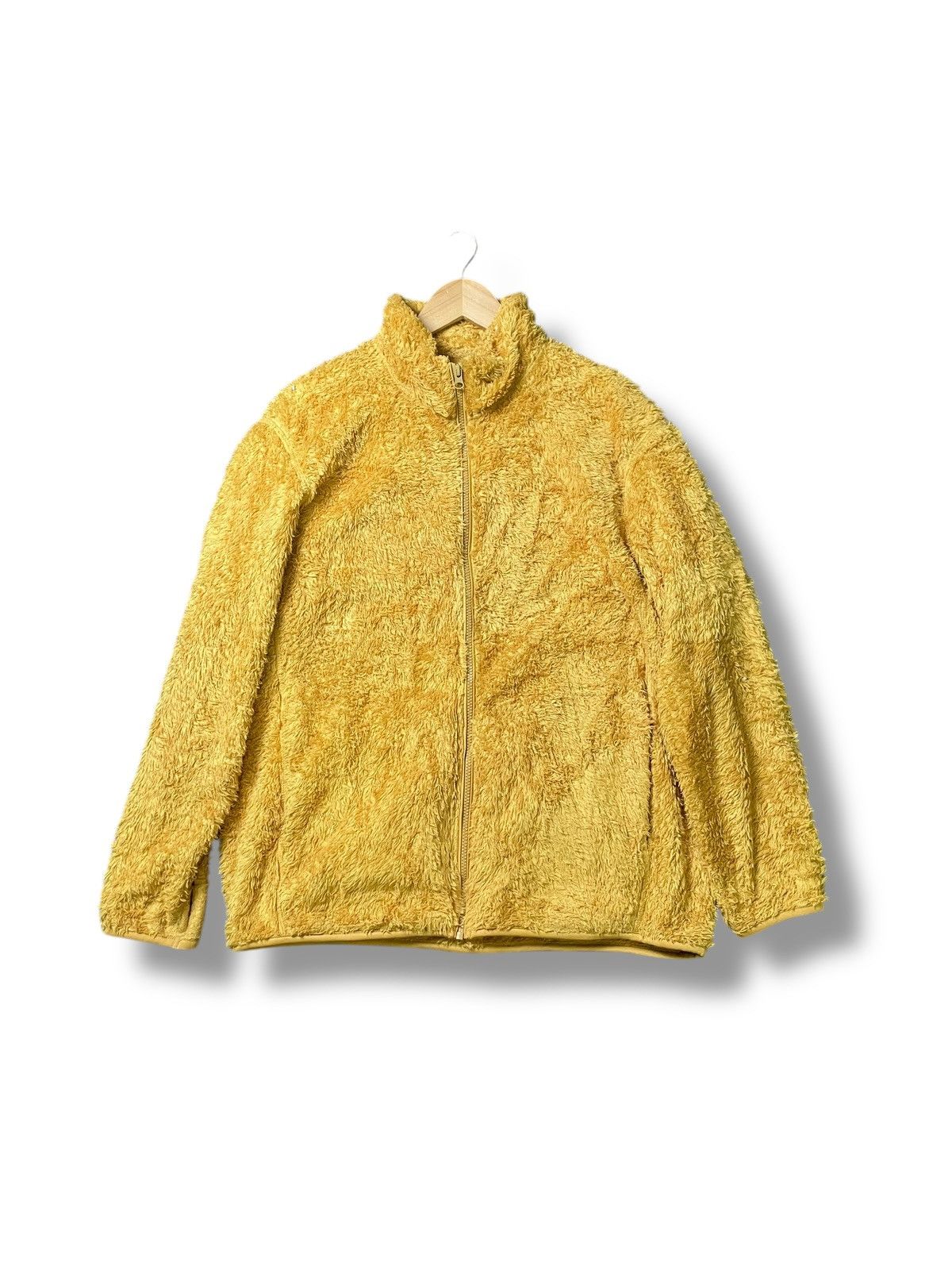 Japanese Brand × Uniqlo × Vintage Vintage Uniqlo Full Fur Zipped Jacket(48) Size US XL / EU 56 / 4 - 1 Thumbnail