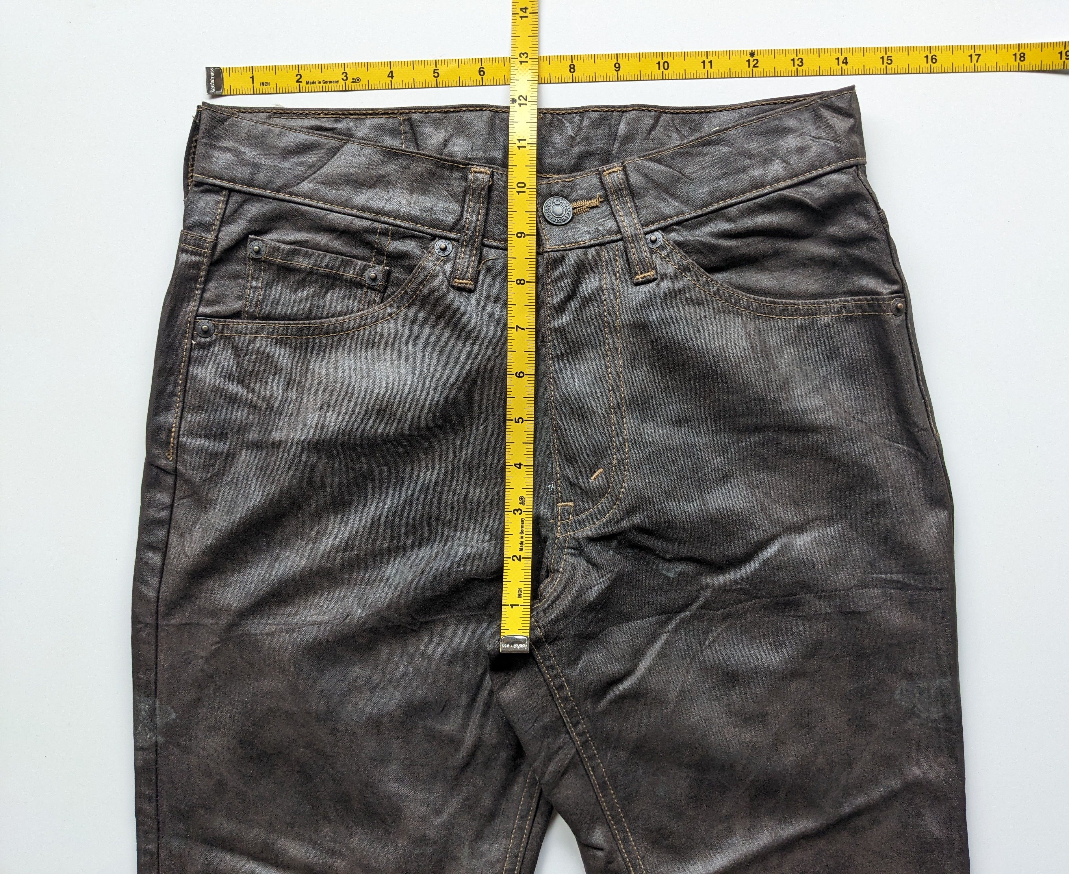 Levi's Vintage Levi's waxedf coating jeans Size US 29 - 10 Thumbnail
