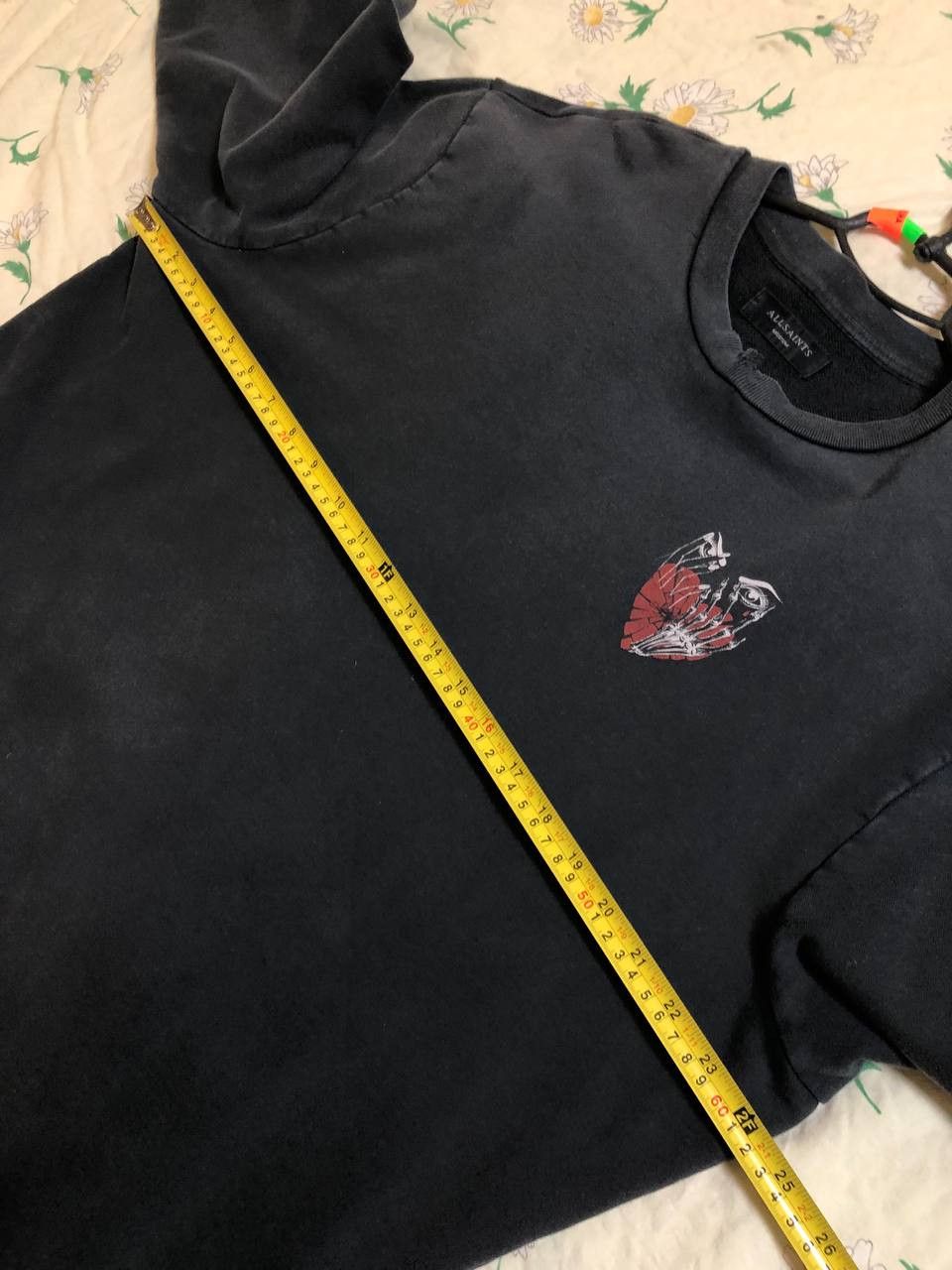 Allsaints allsaints Sweater with Heart Patch print faded sweatshirt Size M / US 6-8 / IT 42-44 - 12 Thumbnail