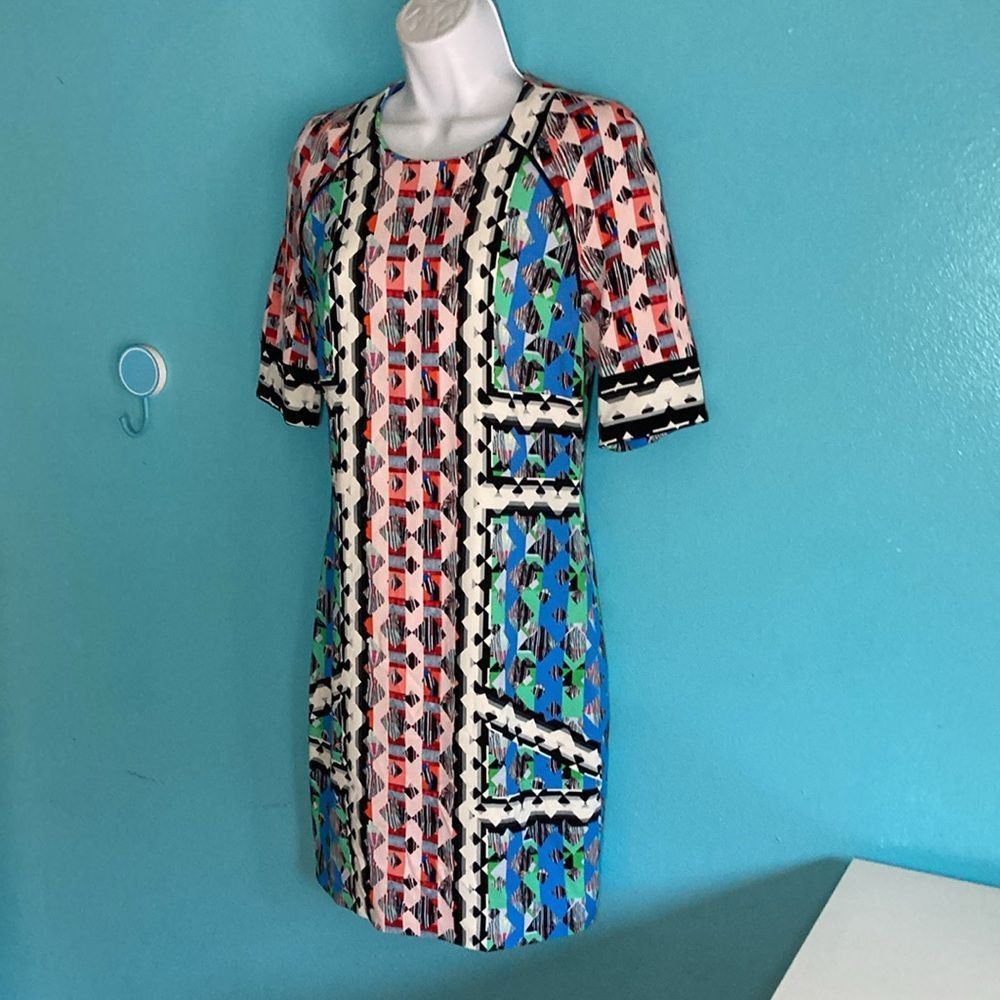 Peter Pilotto Peter Pilotto Colorful Spring Sheath Dress US Size 6 UK Size Size M / US 6-8 / IT 42-44 - 1 Thumbnail