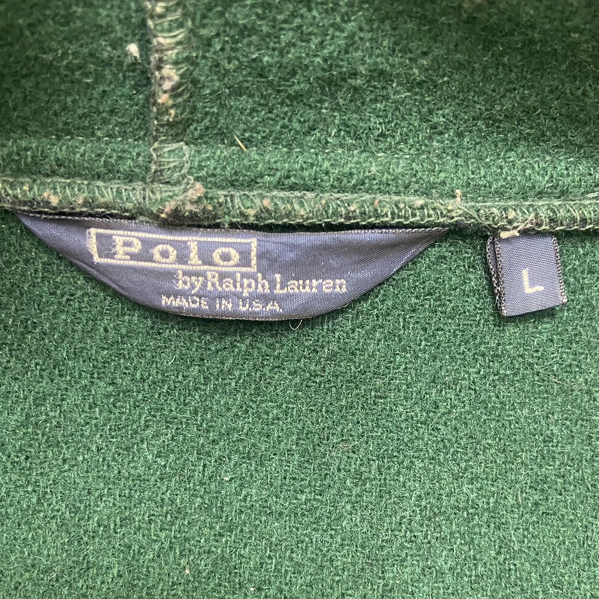 Polo Ralph Lauren Vtg PRL Checkered Plaid Tartan Wool Heavy Coat Size US L / EU 52-54 / 3 - 18 Thumbnail
