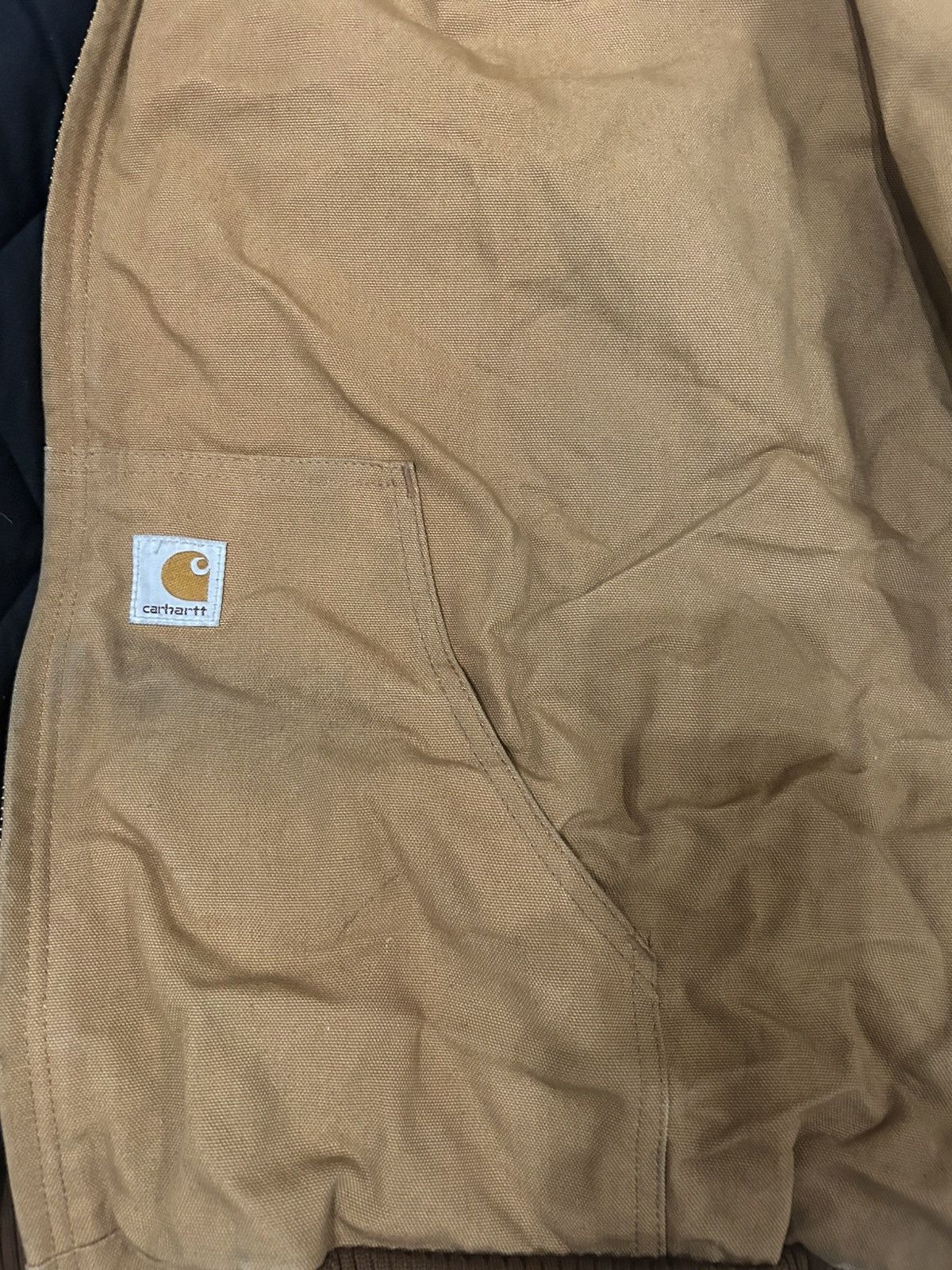 Carhartt Cahartt J140 BRN Diamond-Quilted Hooded Detroit Jacket 5XL Size US XXL / EU 58 / 5 - 2 Thumbnail