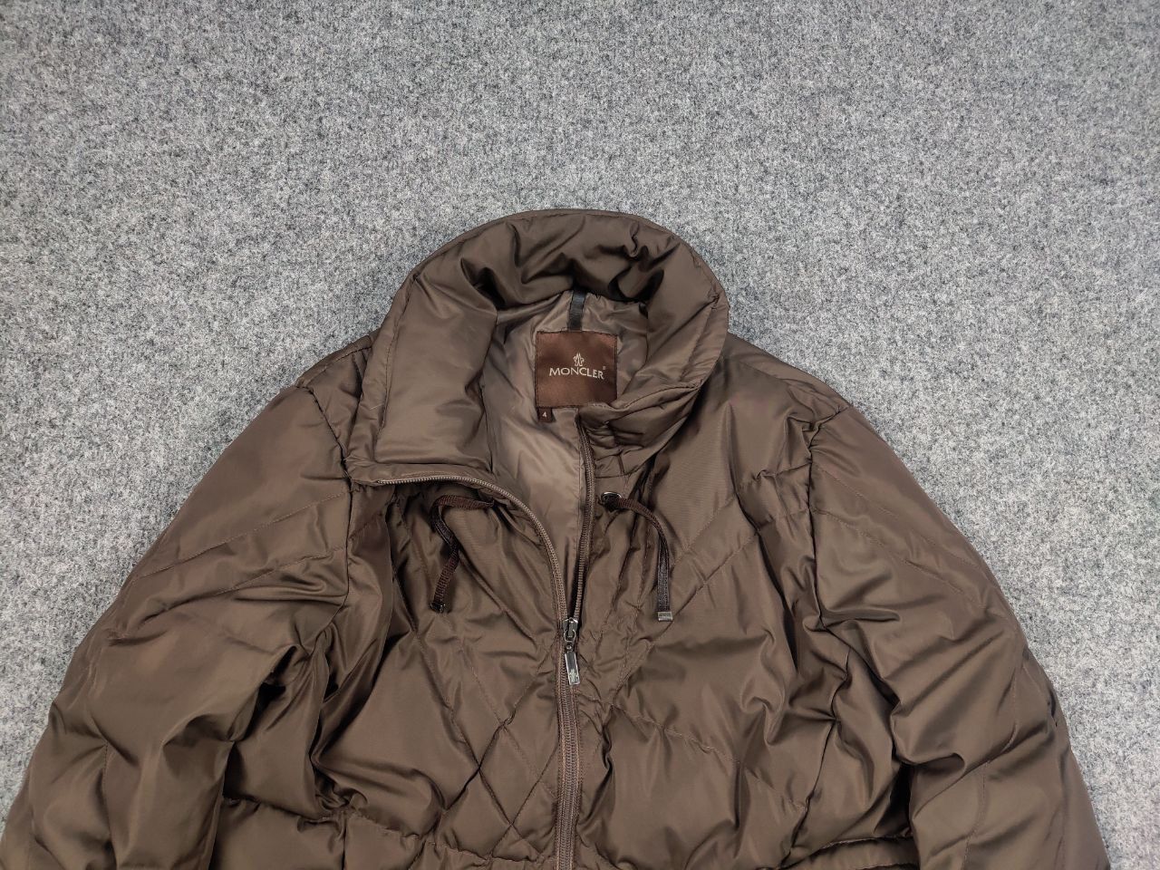 Moncler Vintage Moncler Down Puffer quality Brown Women's Jacket Size L / US 10 / IT 46 - 8 Thumbnail
