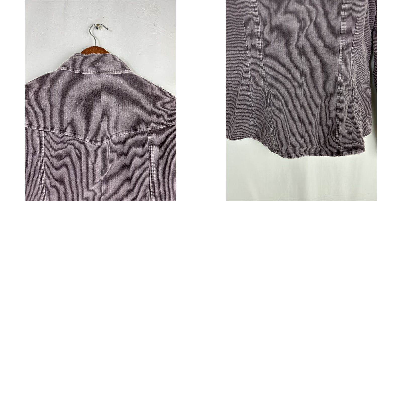 Vintage Caslon Jacket Women’s Corduroy Long Sleeve Purple Button Up Snap Pockets Casual Small Regular Coat Short Sleeve 19” 24.5” 22” Vintage No N/A Size S / US 4 / IT 40 - 9 Thumbnail