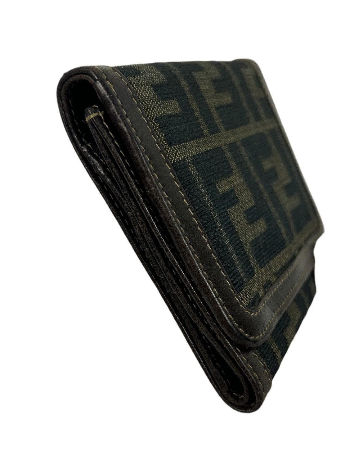 Fendi Fendi Zucca Monogram Trifold Wallet Size ONE SIZE - 7 Thumbnail