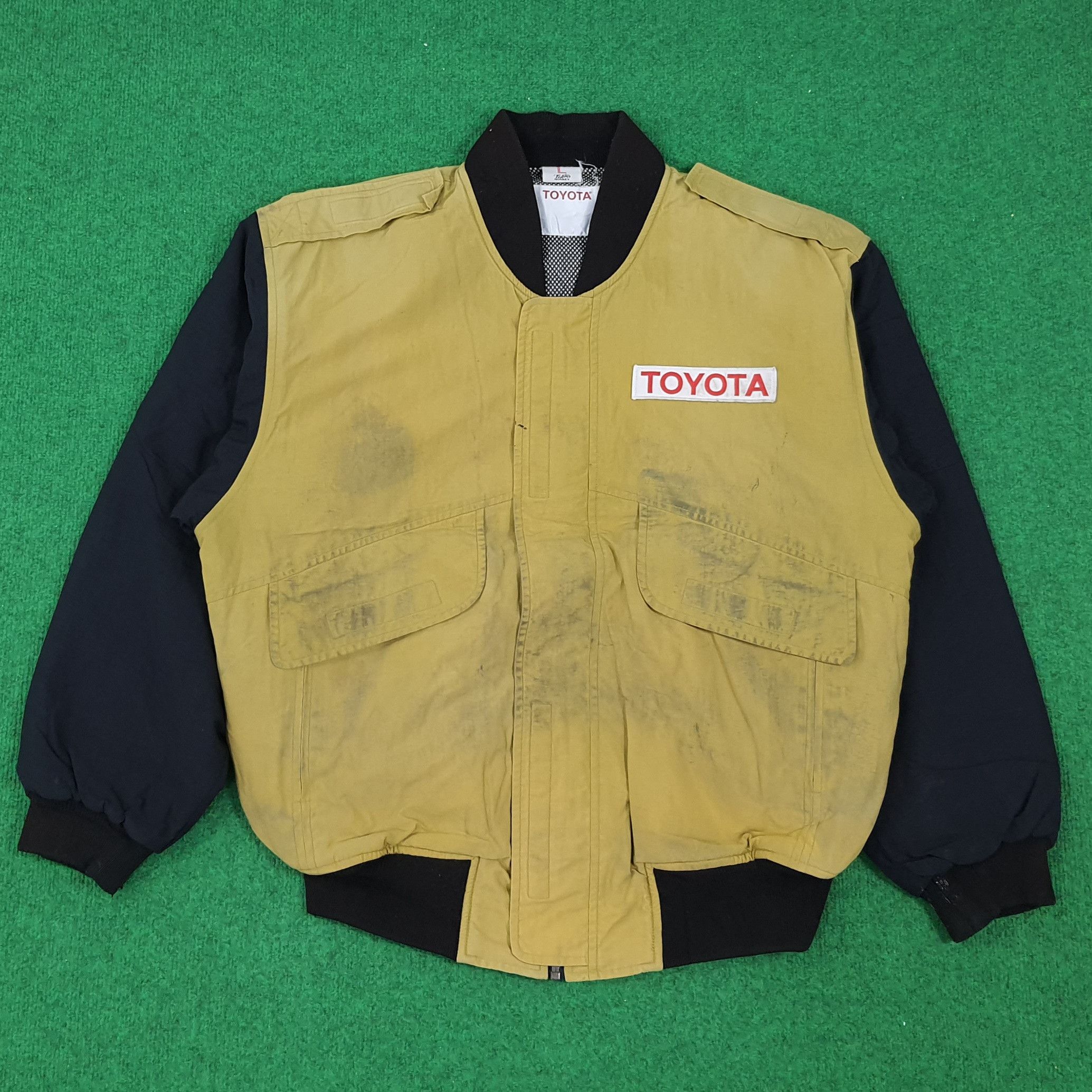 Japanese Brand × Vintage Vintage Toyota TRD Racing Team Motorsports Bomber Jacket Size US XL / EU 56 / 4 - 2 Thumbnail