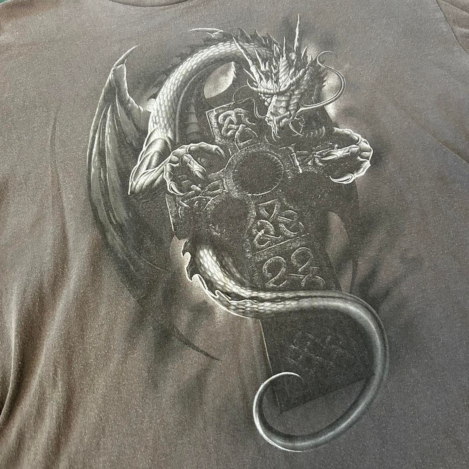 Delta Y2k grunge dragon tee Size US L / EU 52-54 / 3 - 2 Thumbnail