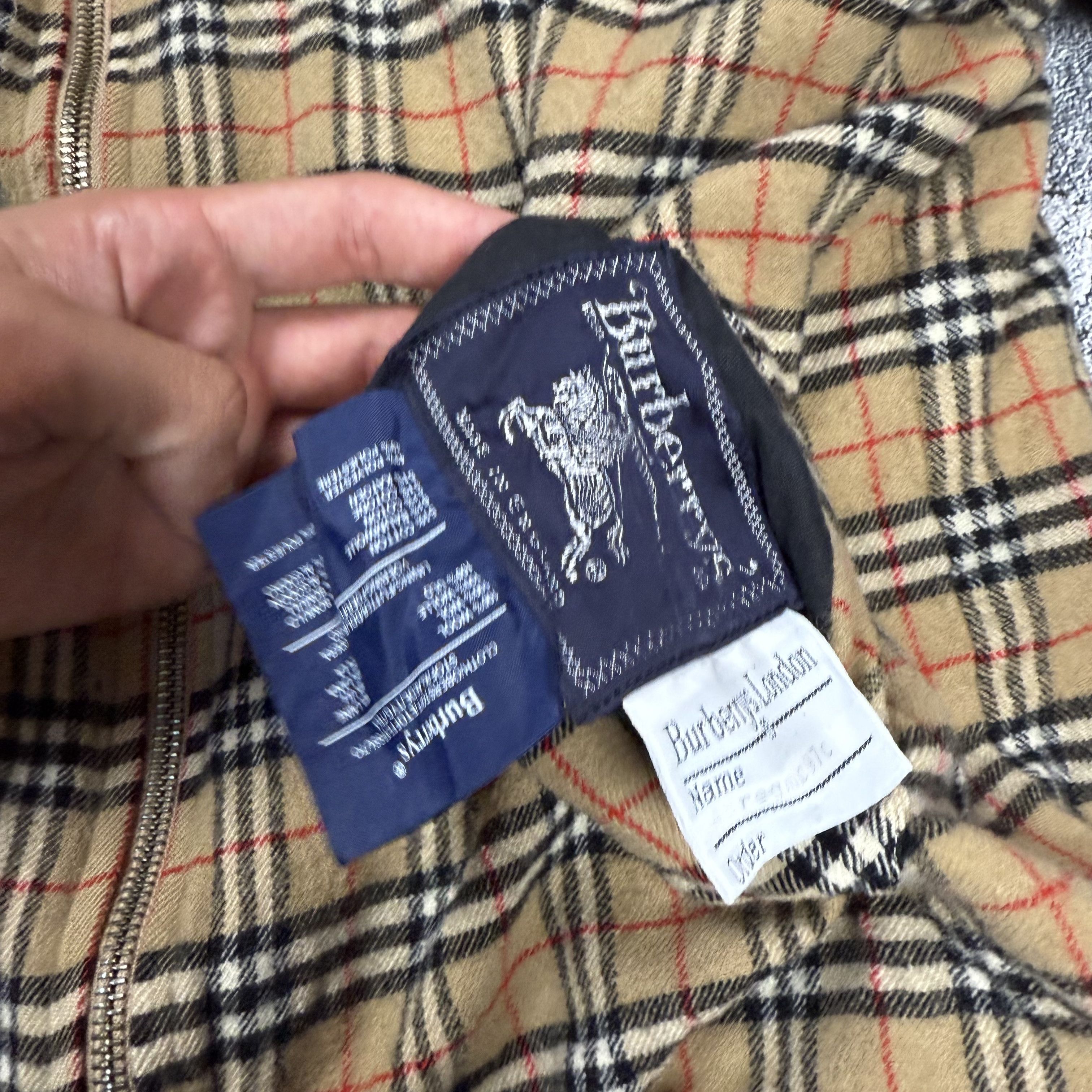 Burberry Vintage Burberrys 90s Nova Check Reversible Zip Up Jacket Size US S / EU 44-46 / 1 - 13 Thumbnail