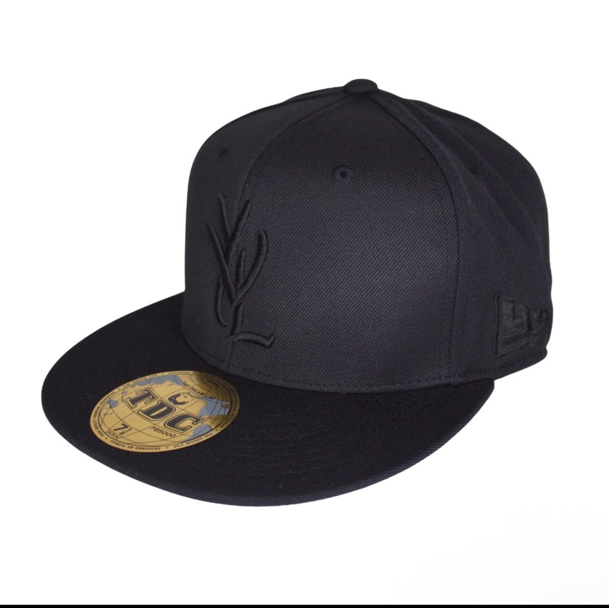 Ken Carson × Playboi Carti YVL FITTED 7 1/2 BLACK ON BLACK | Grailed