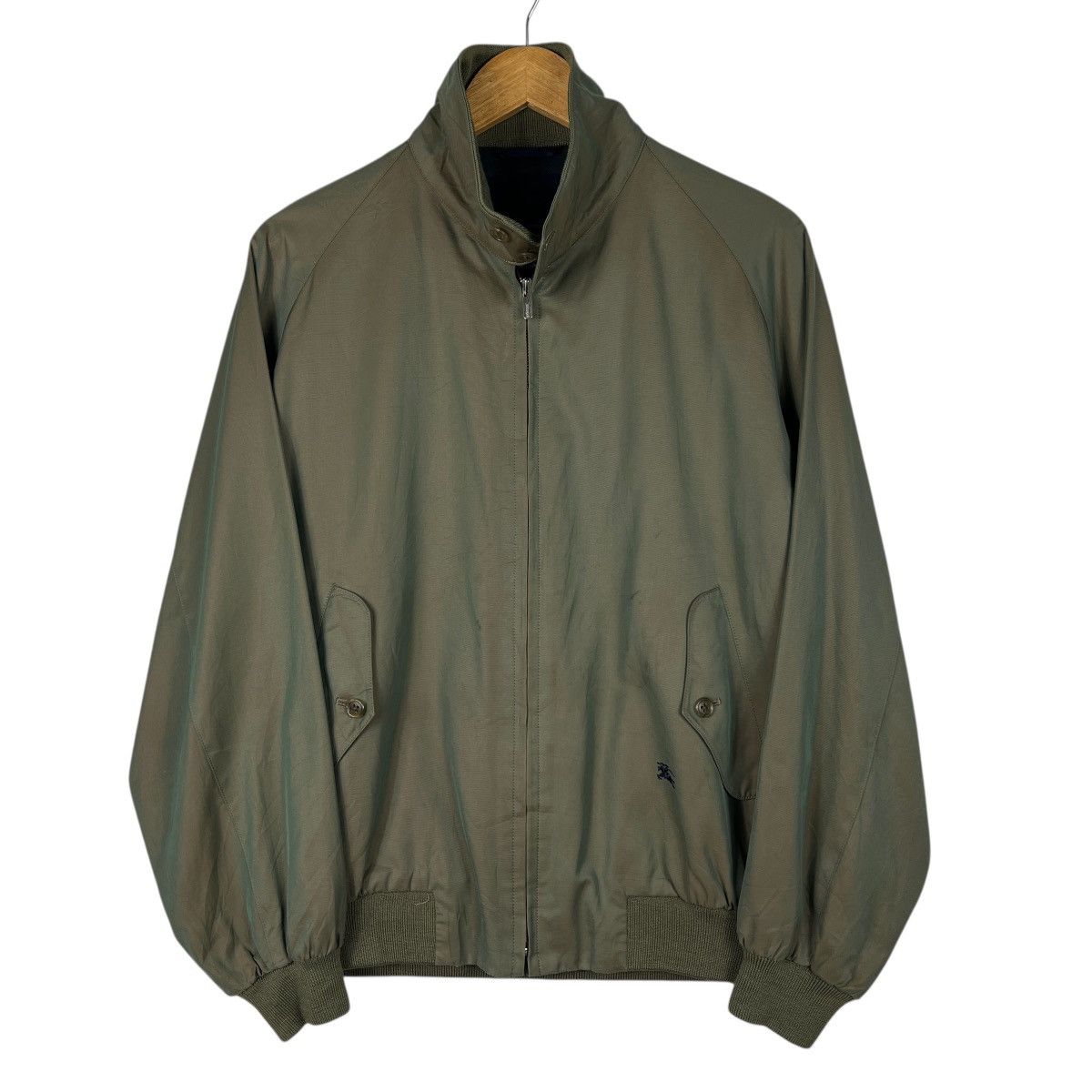 Burberry 🔥 Vintage Burberrys Green Check Plaid Lining G9 Jacket Size US L / EU 52-54 / 3 - 3 Thumbnail