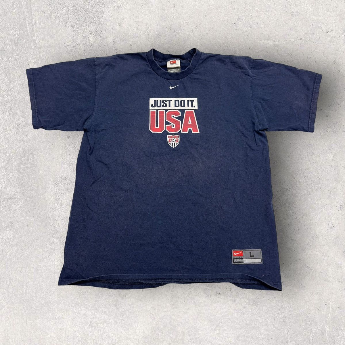 Nike × Vintage Vintage USA Soccer tee Size US L / EU 52-54 / 3 - 1 Thumbnail
