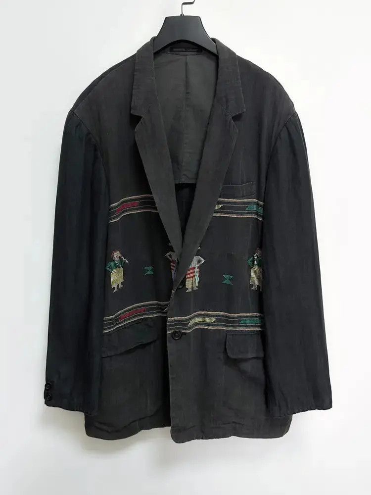 Yohji Yamamoto Yohji Yamamoto 92SS Stitches Doll Runway Jacket Size US S / EU 44-46 / 1 - 1 Thumbnail