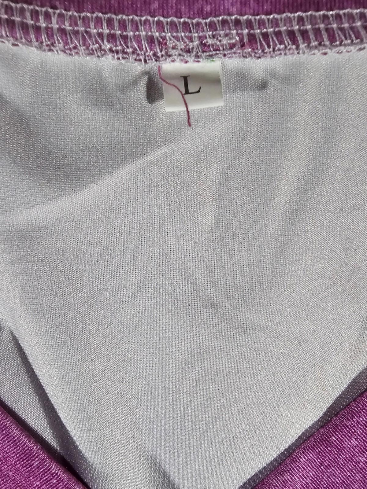 The Unbranded Brand Purple Floral Tank Top L Size L / US 10 / IT 46 - 3 Thumbnail