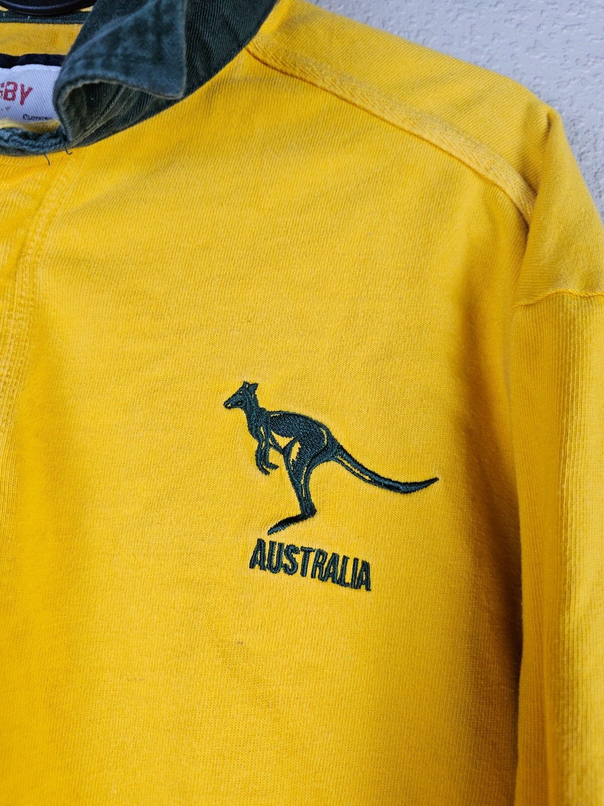 Other Vintage 90s Australia Wallabies Heavyweight Rugby Shirt M/L Size US XL / EU 56 / 4 - 8 Thumbnail