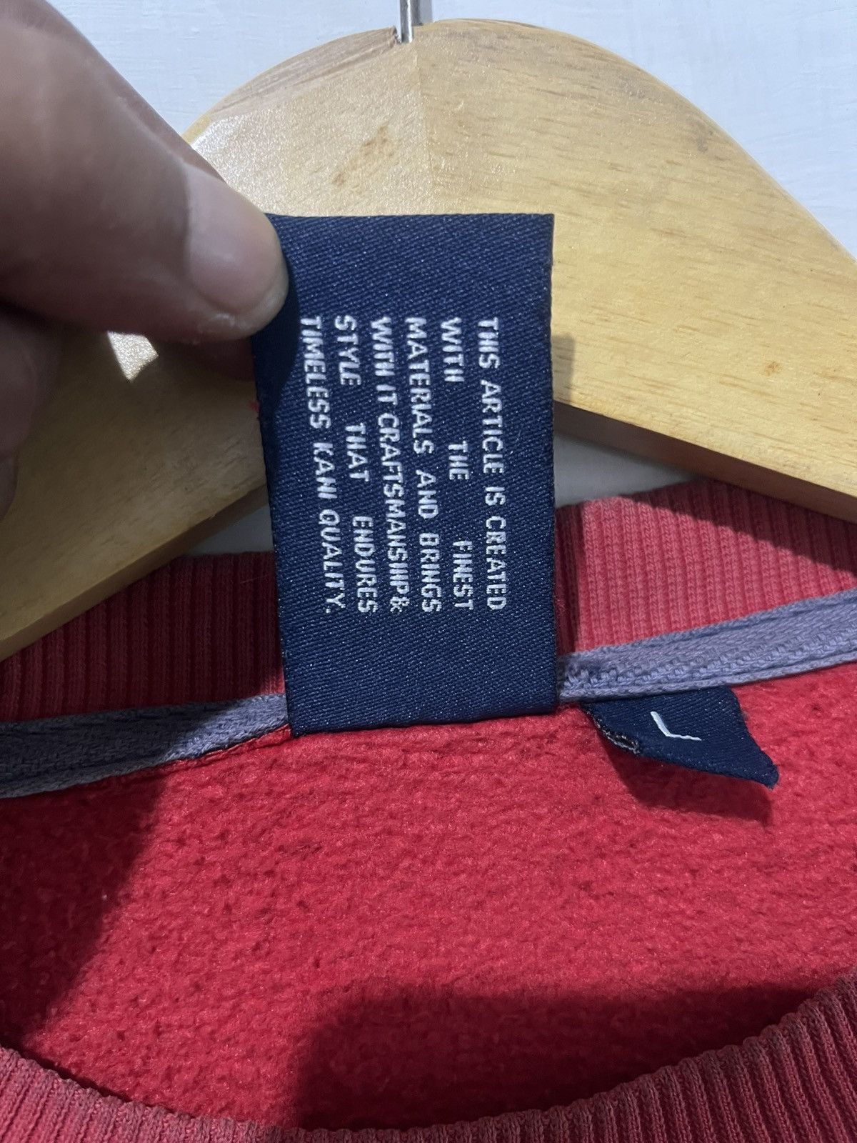 Karl Kani Japanese KarLKani 90’s red Sweater Sculptuared Size US XL / EU 56 / 4 - 8 Thumbnail