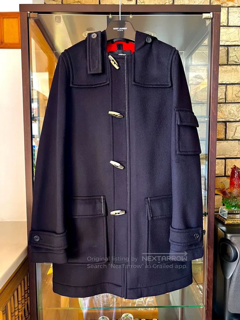 Other Raf Simons Black hooded ox horn button coat Size US S / EU 44-46 / 1 - 1 Thumbnail