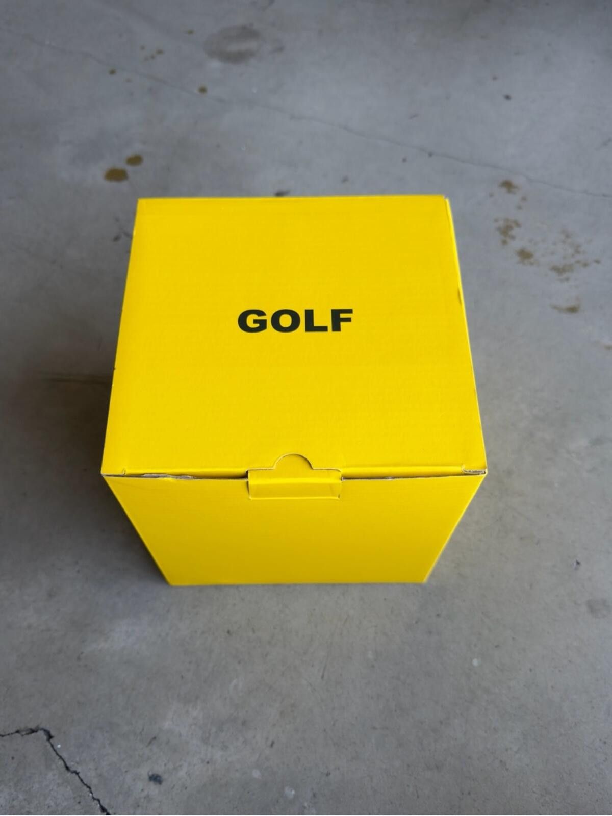 Golf Wang Golf Wang / Gift Logo Square Cardboard Box / Box / Yellow Size ONE SIZE - 1 Thumbnail