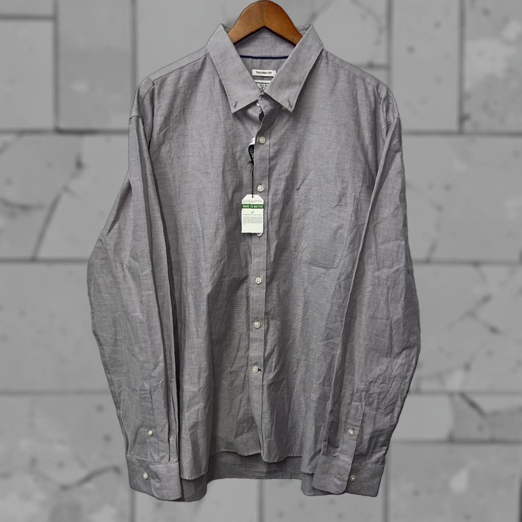 Jos. A. Bank Jos A Bank NWT Shirt Button Up Purple XL 25” Pit To Pit Mens Size US XL / EU 56 / 4 - 1 Thumbnail