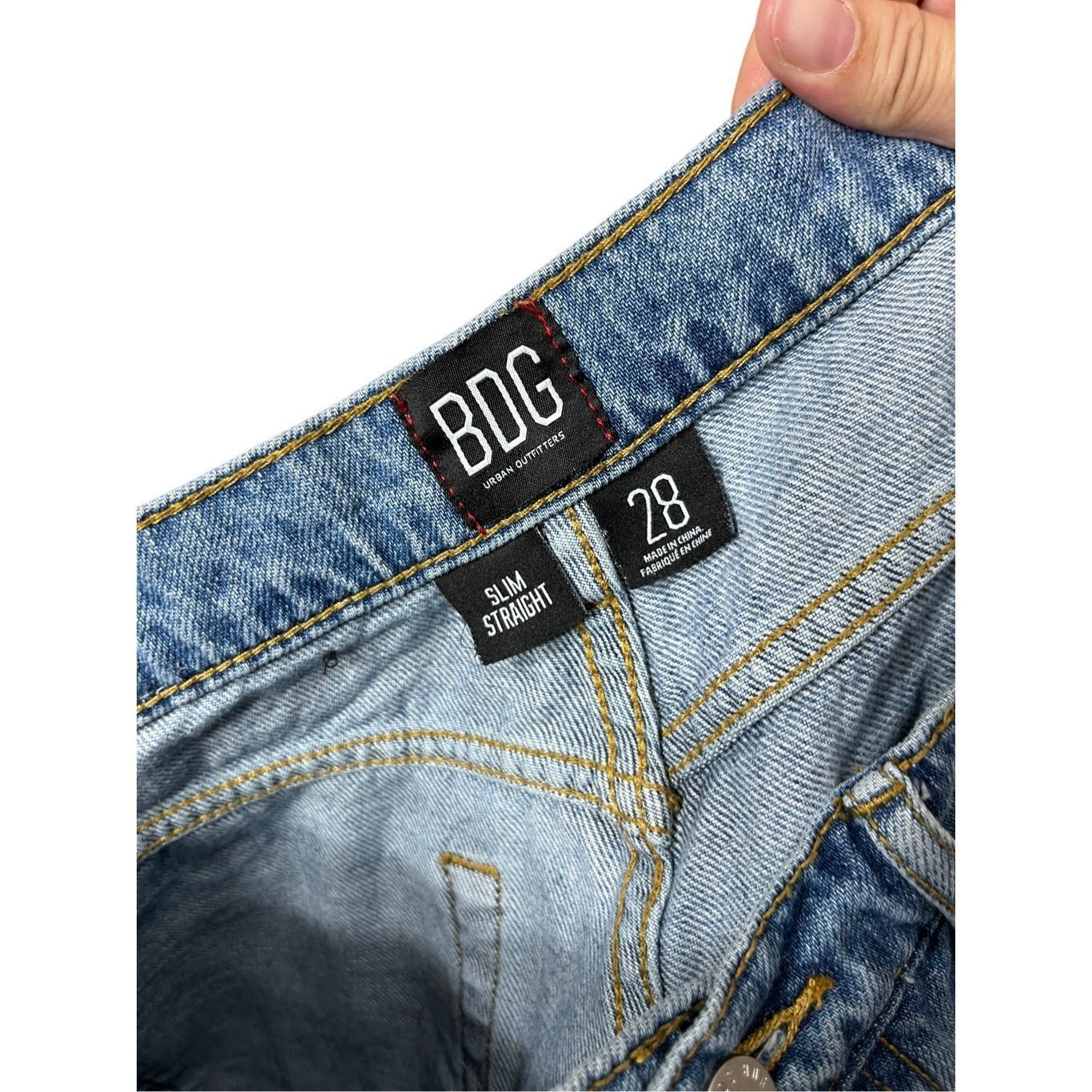 Bdg BDG Slim Straight Jeans High Rise Size 28 Size 28" / US 6 / IT 42 - 8 Thumbnail
