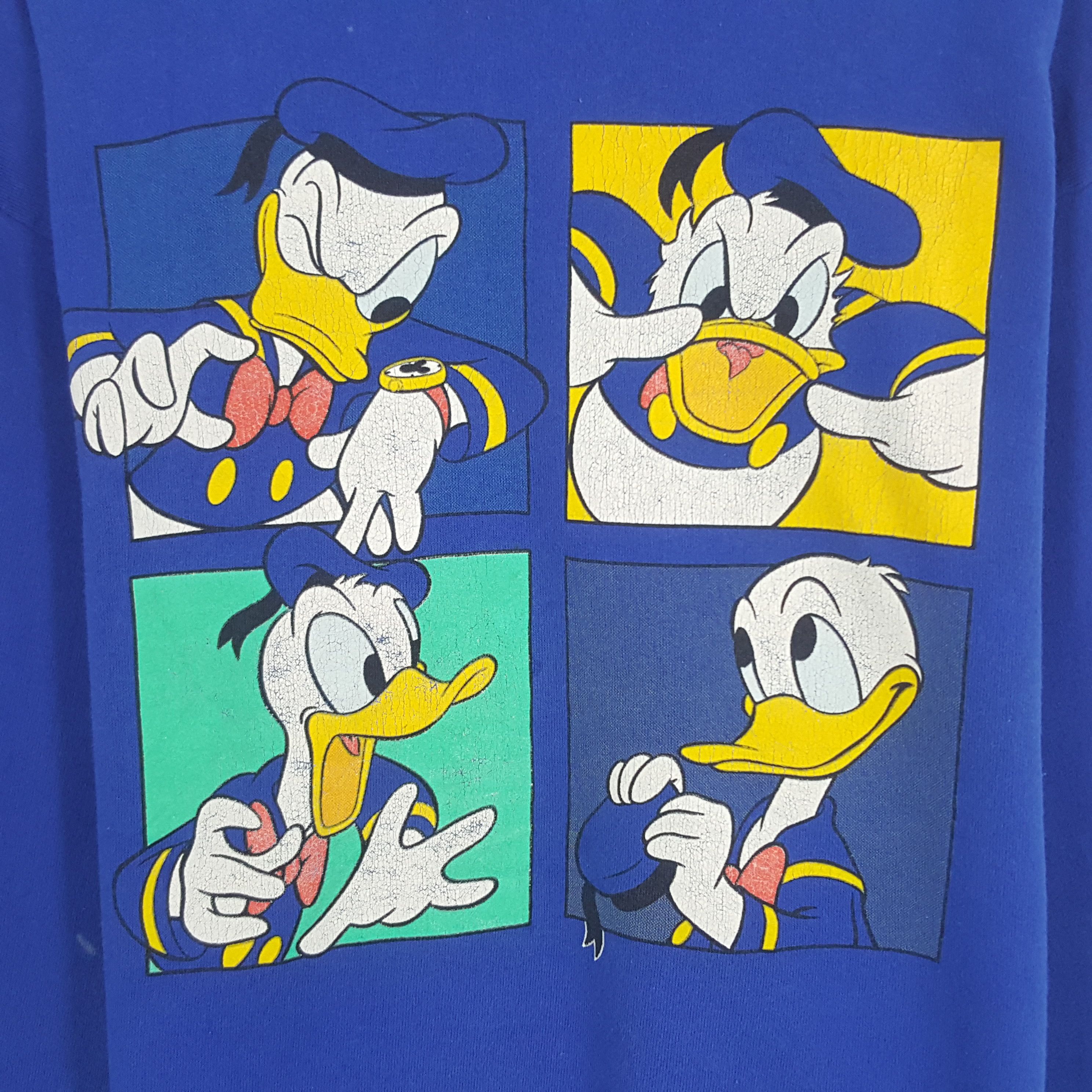 Disney × Japanese Brand × Vintage Vintage Disney Design Donald Duck Sweatshirt Size US L / EU 52-54 / 3 - 2 Thumbnail