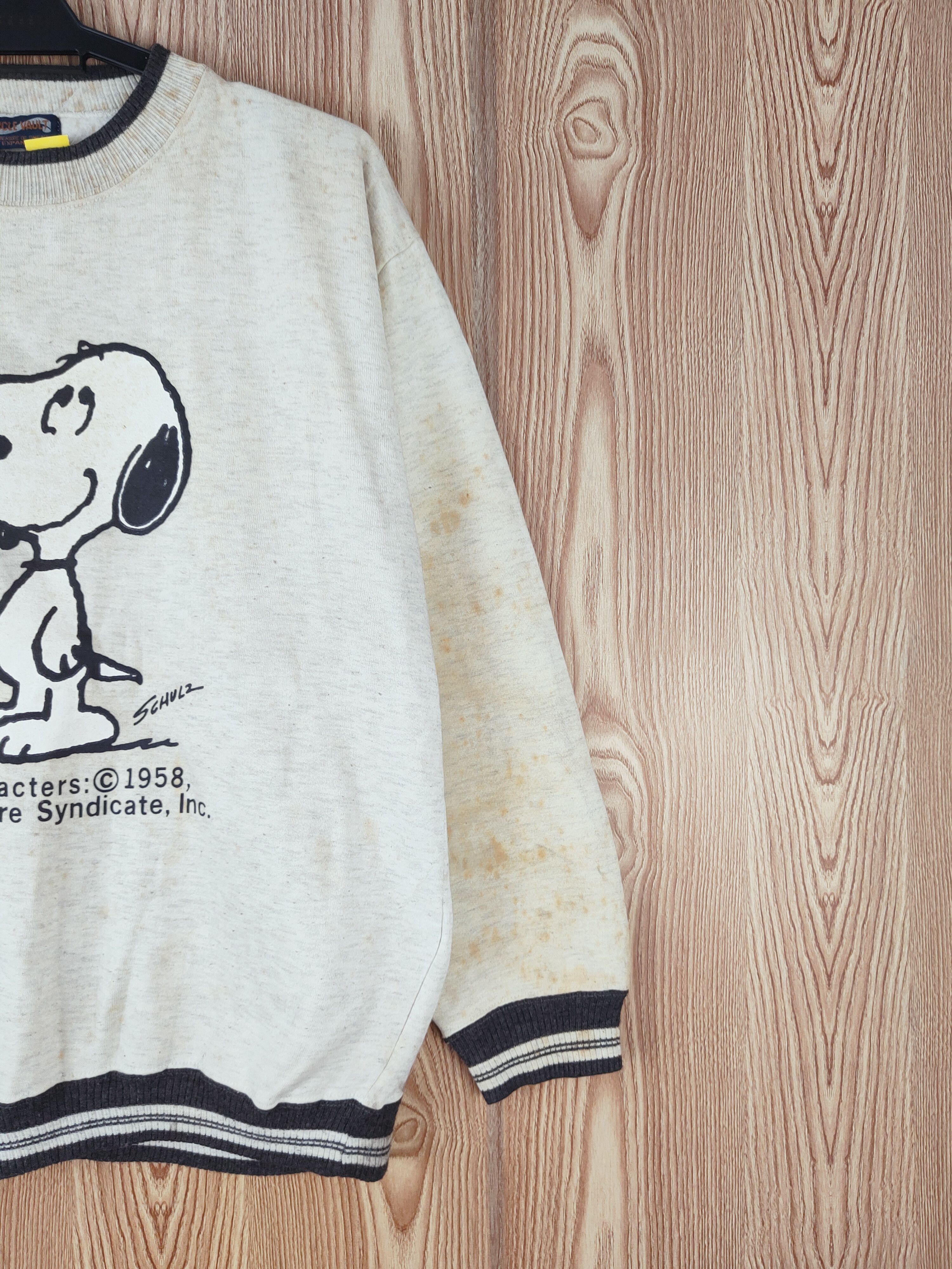 Cartoon Network × Peanuts × Vintage Circle Vault Cream Peanuts Sweatshirts #W029 Size US M / EU 48-50 / 2 - 6 Thumbnail