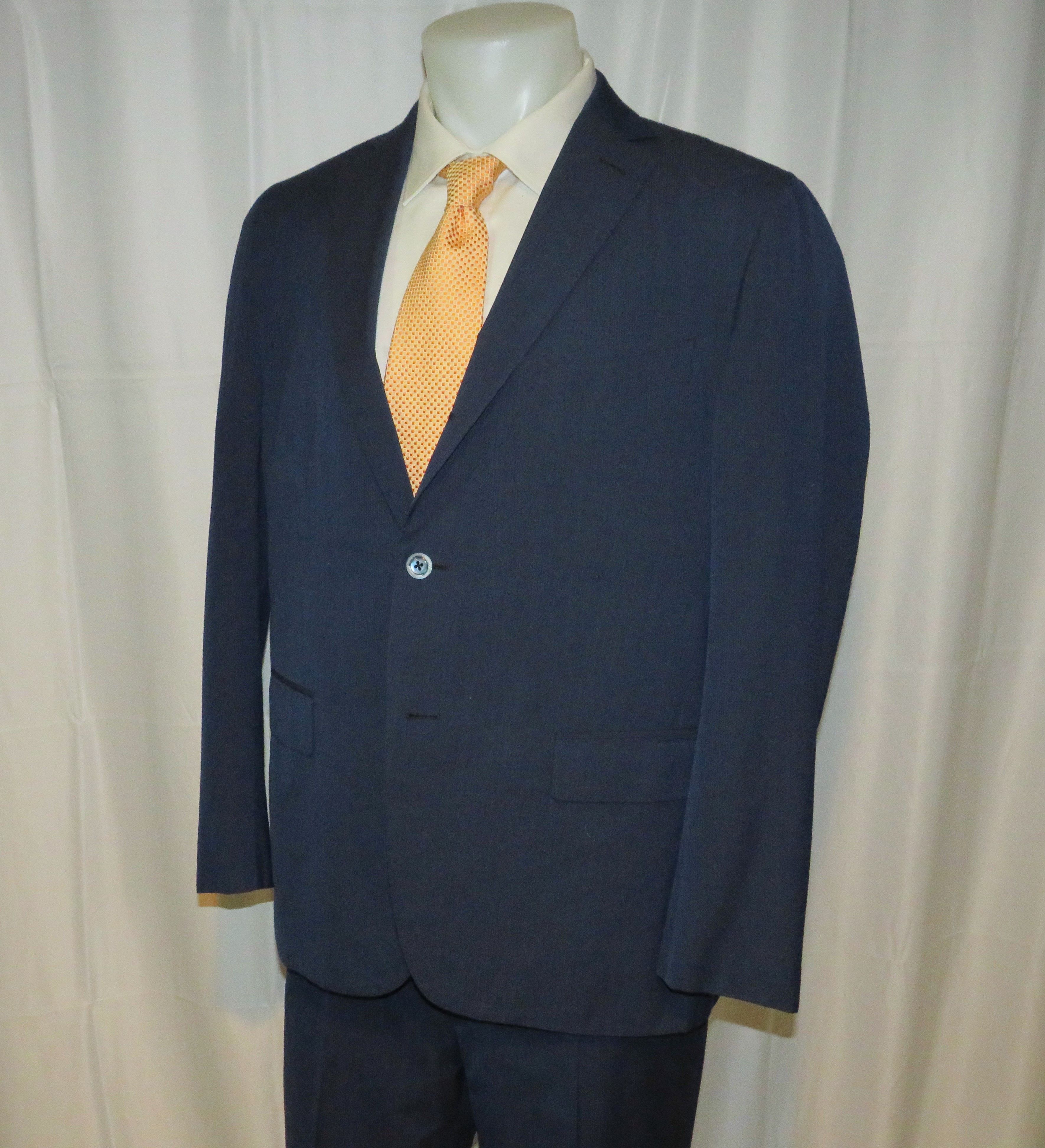 Ermenegildo Zegna Su Misura High Performance Current Three Roll Two Suit 44R Size 44R - 8 Thumbnail