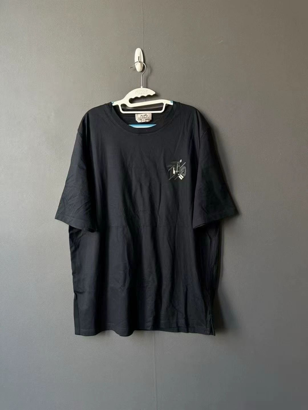 Hermes Hermes Leather Logo Short Sleeve T-shirt - dmc Size US XXL / EU 58 / 5 - 1 Thumbnail