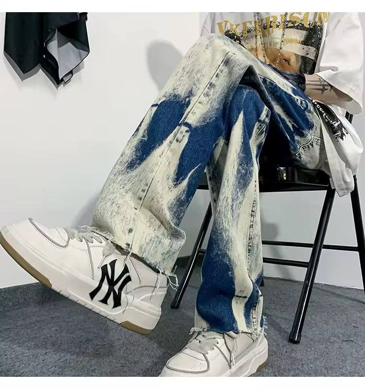 Japanese Brand × Vintage blacked-out jeans Size US 36 / EU 52 - 2 Thumbnail