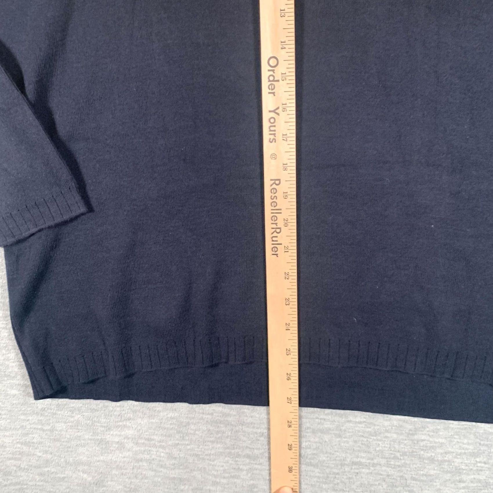 Vintage Giorgiolini Sweater XL Blue 1/4 Zip Mock Neck Knit Pullover Mens Italy Size US XL / EU 56 / 4 - 7 Thumbnail