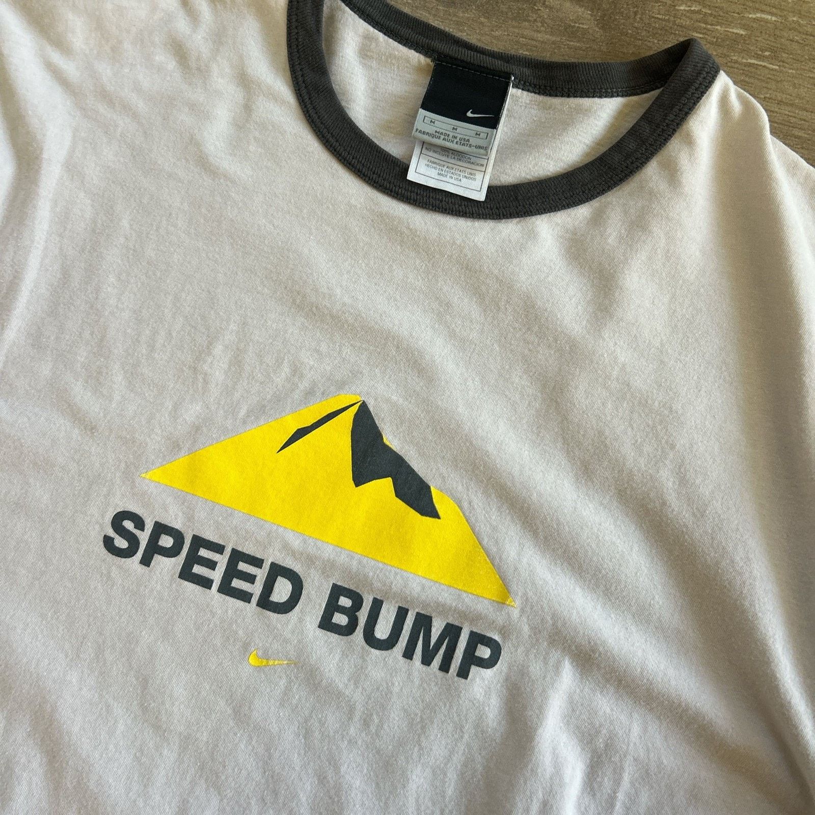 Nike Vintage Nike Cycling Speed Bump Ringer T-Shirt Made in USA Size US M / EU 48-50 / 2 - 2 Thumbnail