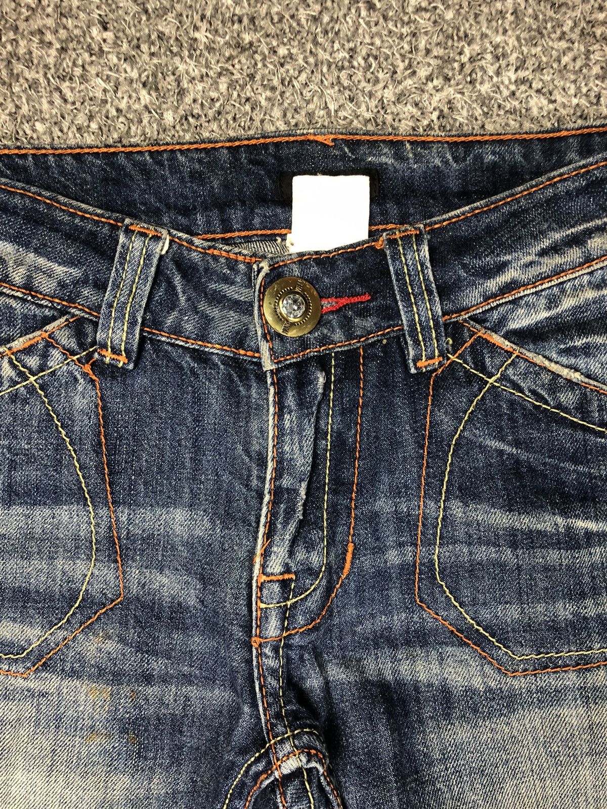 Japanese Brand Vintage Japanese Brands Nude Faded Flare Jeans Size 30" / US 8 / IT 44 - 5 Thumbnail