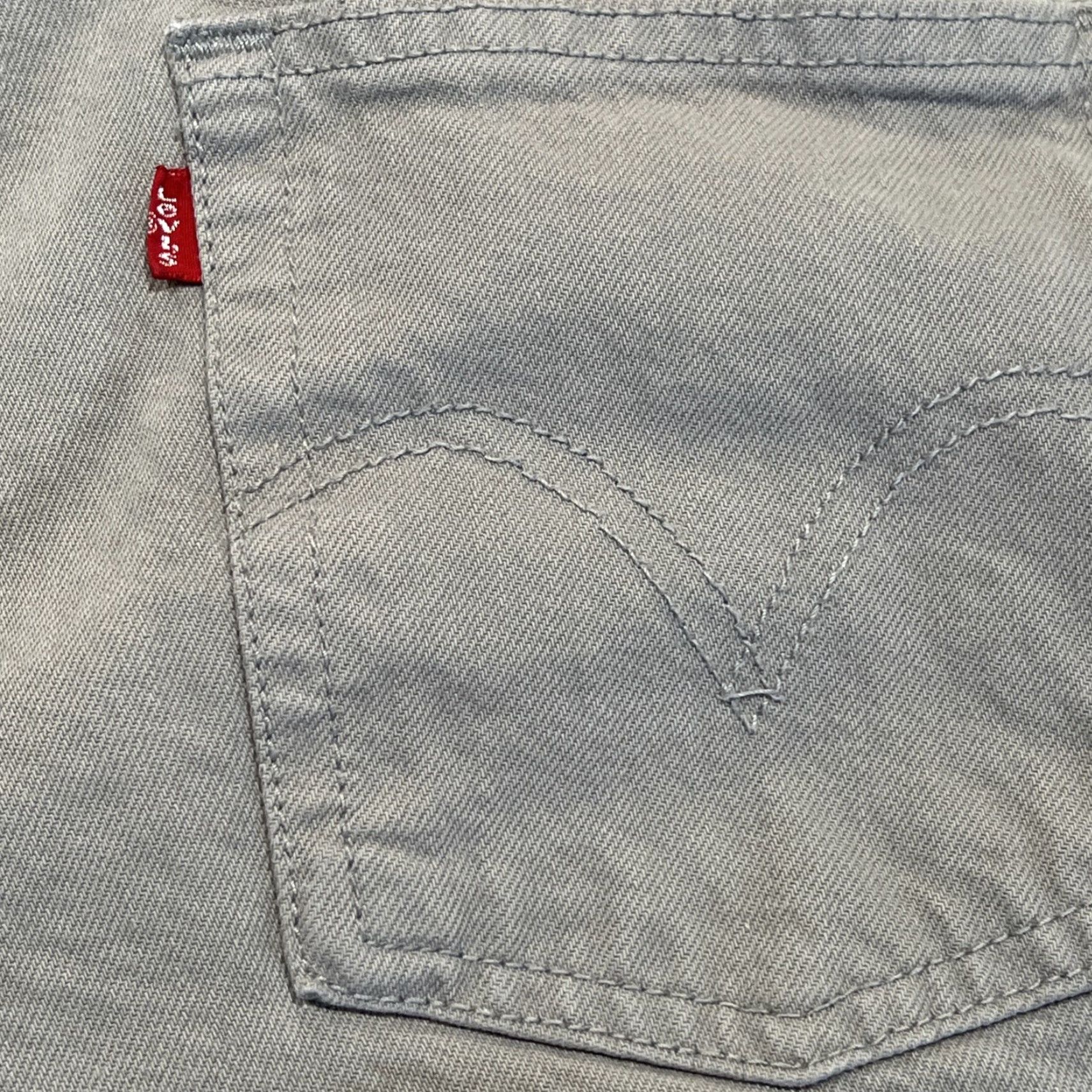 Levi's VINTAGE Levi's 501 Jeans Men’s 33x32 Grey Button Fly Straight 90s Western USA Mens Size US 33 - 5 Thumbnail