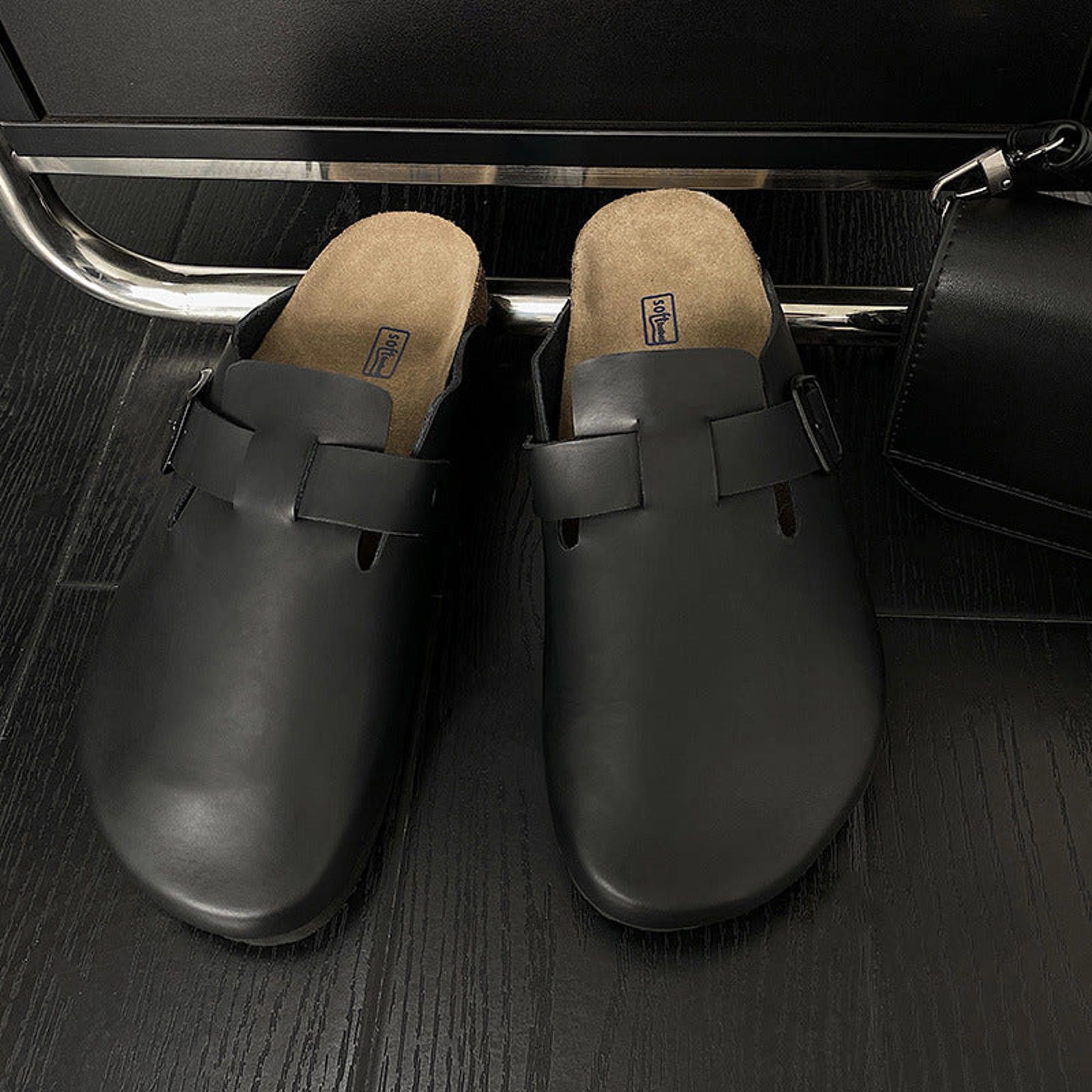 Japanese Brand Cork-Sole Genuine Leather Half-Mule Size US 8 / EU 41 - 1 Thumbnail