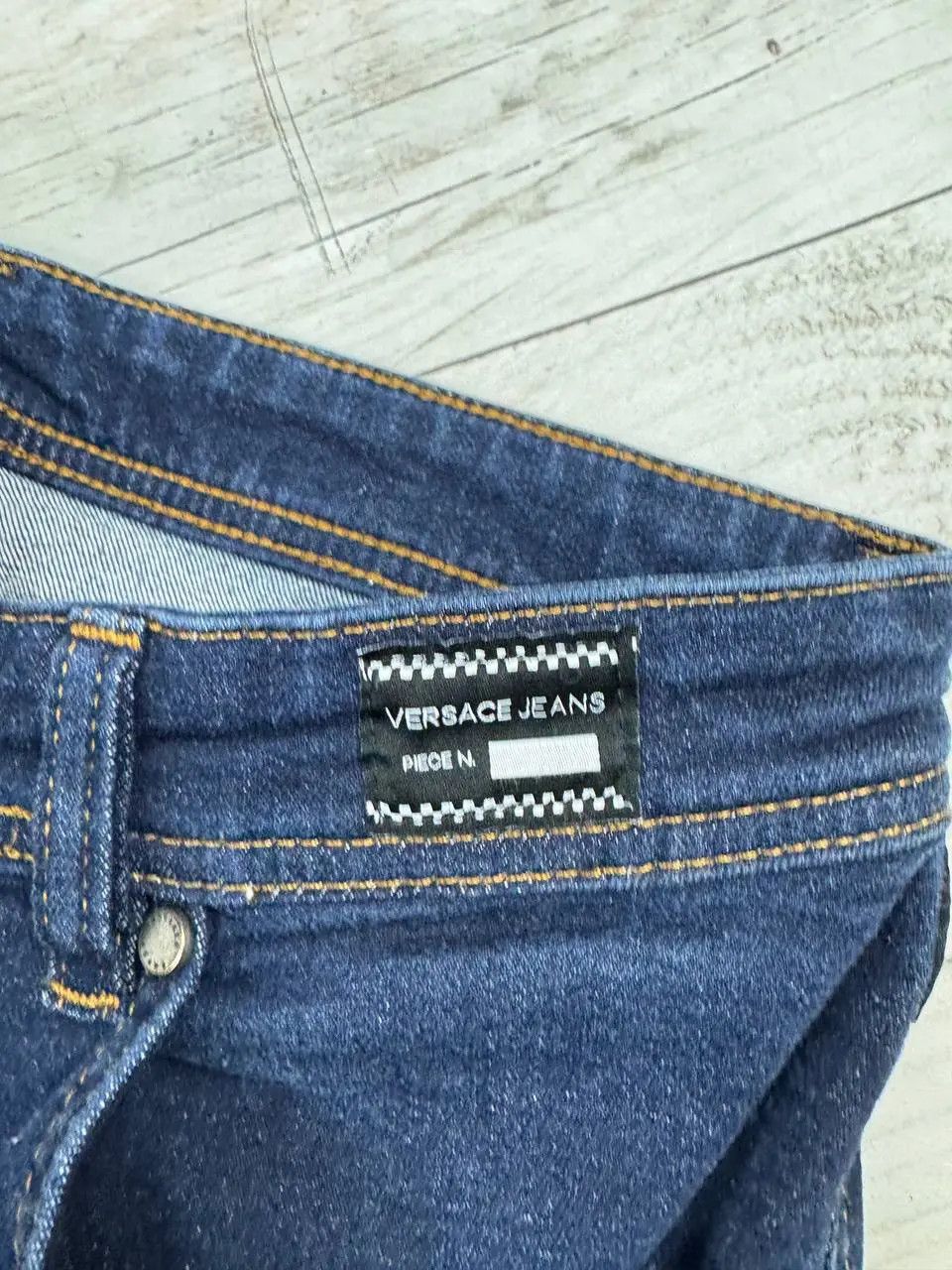 Versace Vintage Versace Jeans Skinny Fit Denim Big Logo Size US 30 / EU 46 - 8 Thumbnail
