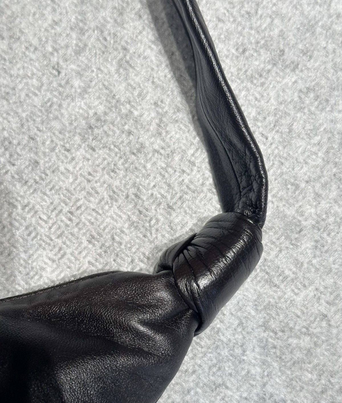Lemaire Lemaire Dark Chocolate Lambskin Croissant Bag Size ONE SIZE - 7 Thumbnail