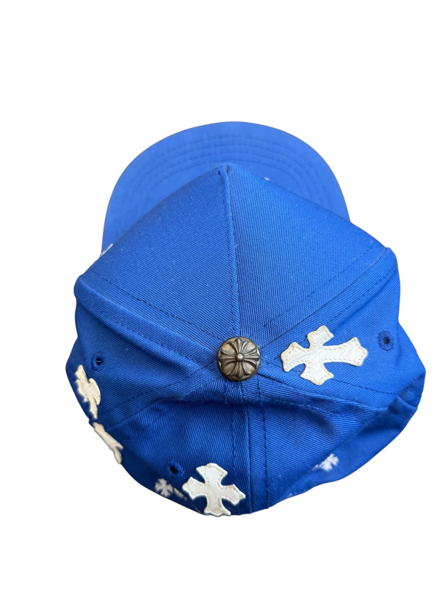 Chrome Hearts Blue Cross Patch Hat Size ONE SIZE - 2 Thumbnail