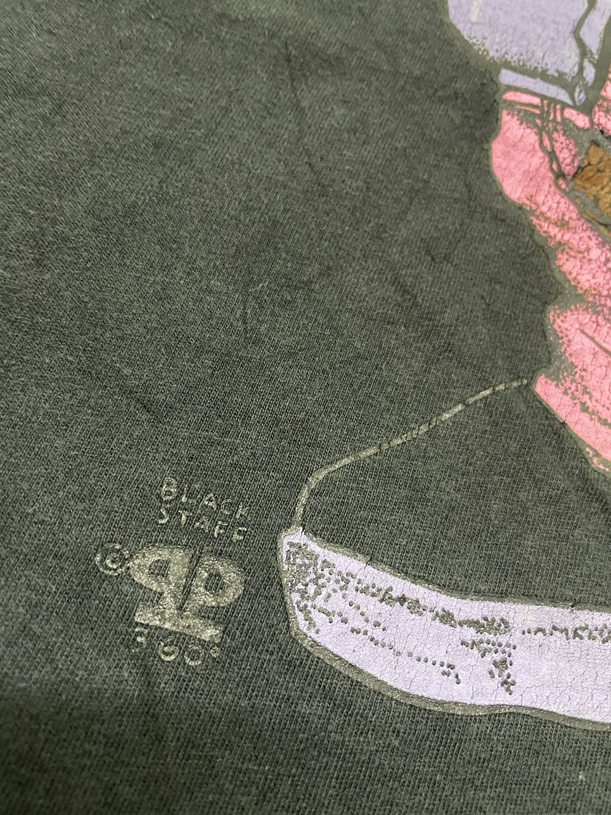 Band Tees × Rap Tees × Vintage Vintage 90s Black Staff Rap tee Hip Hop T-shirt Size US L / EU 52-54 / 3 - 7 Thumbnail