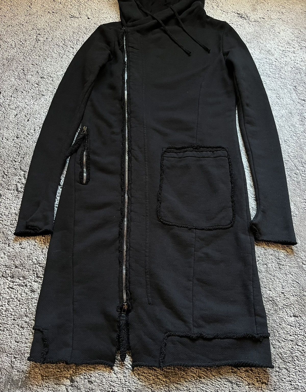 PAL OFFNER Pal Offner Asymmetric Hooded Long Jacket Size 3 (fits M-L) Size M / US 6-8 / IT 42-44 - 7 Thumbnail
