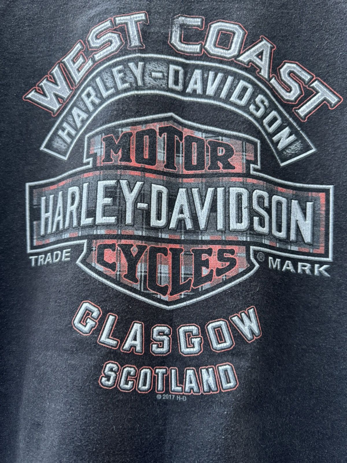 Harley Davidson × Vintage Harley Davidson West Coast T Shirt Scotland y2k Size US L / EU 52-54 / 3 - 10 Thumbnail