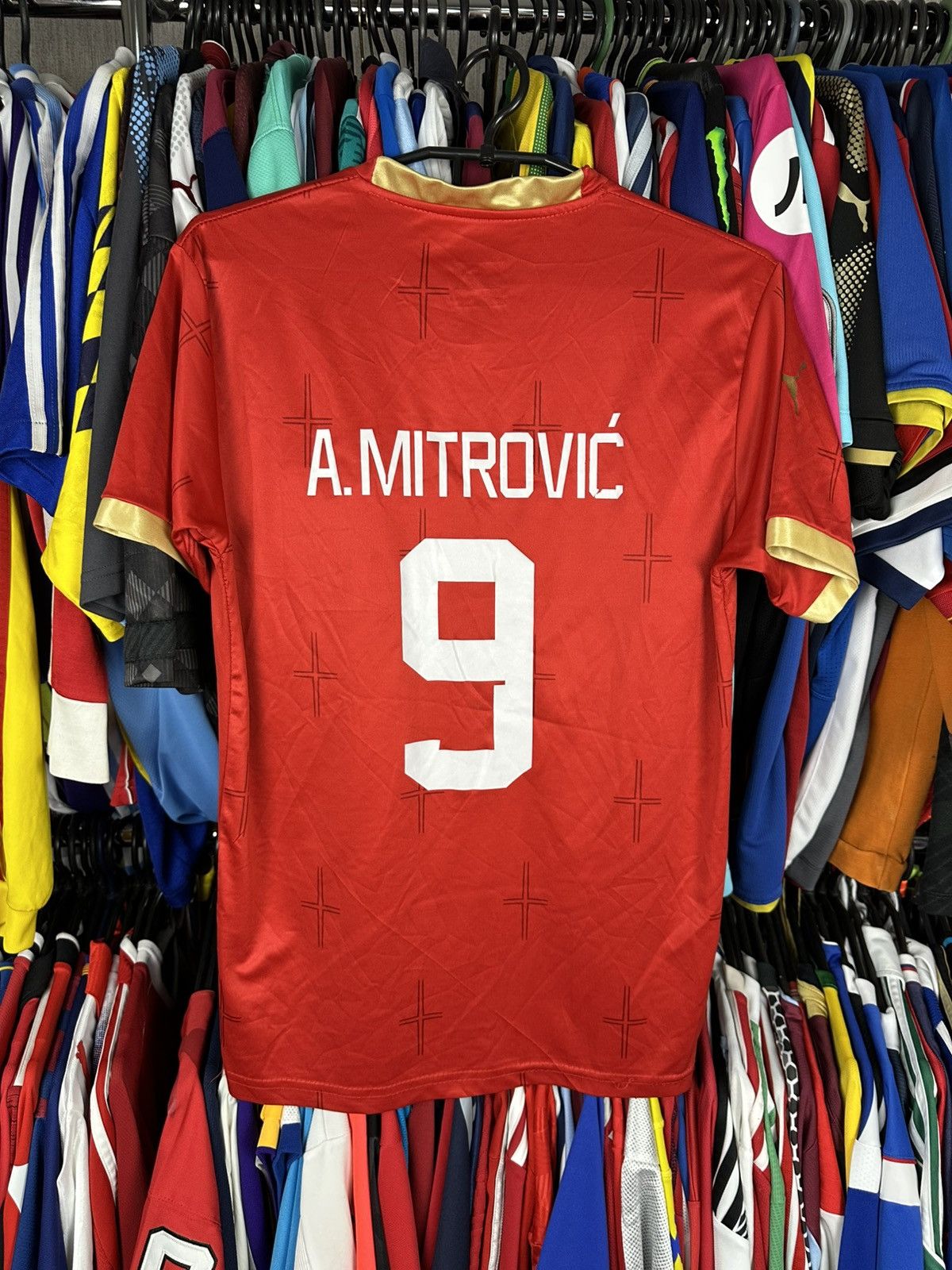 Other 2022 Serbia A. Mitrovic Jersey Shirt Kit Home World Cup Size US S / EU 44-46 / 1 - 2 Thumbnail