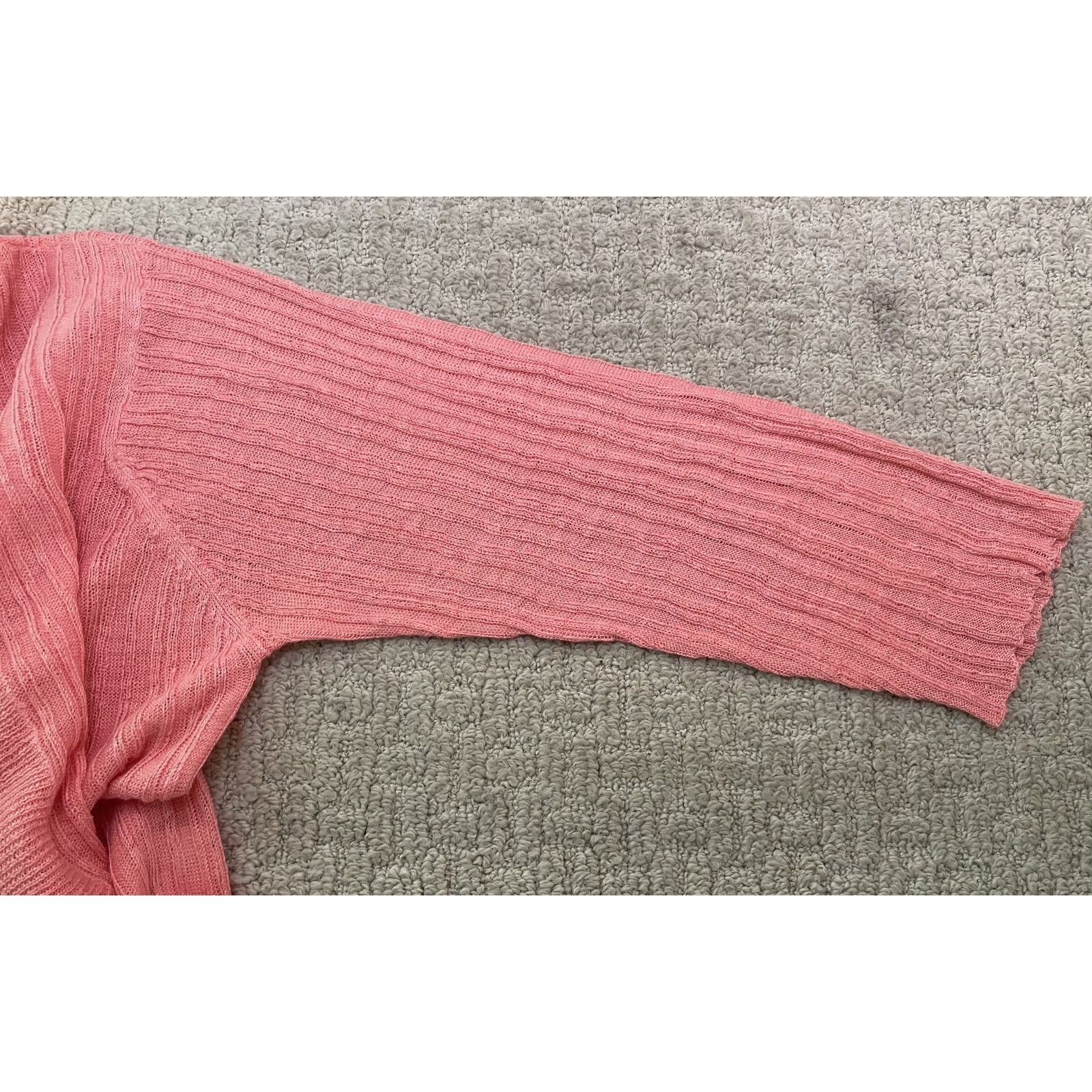 Eileen Fisher Eileen Fisher Flamingo Pink Linen Cardigan Sweater NWT XL Size XL / US 12-14 / IT 48-50 - 5 Thumbnail