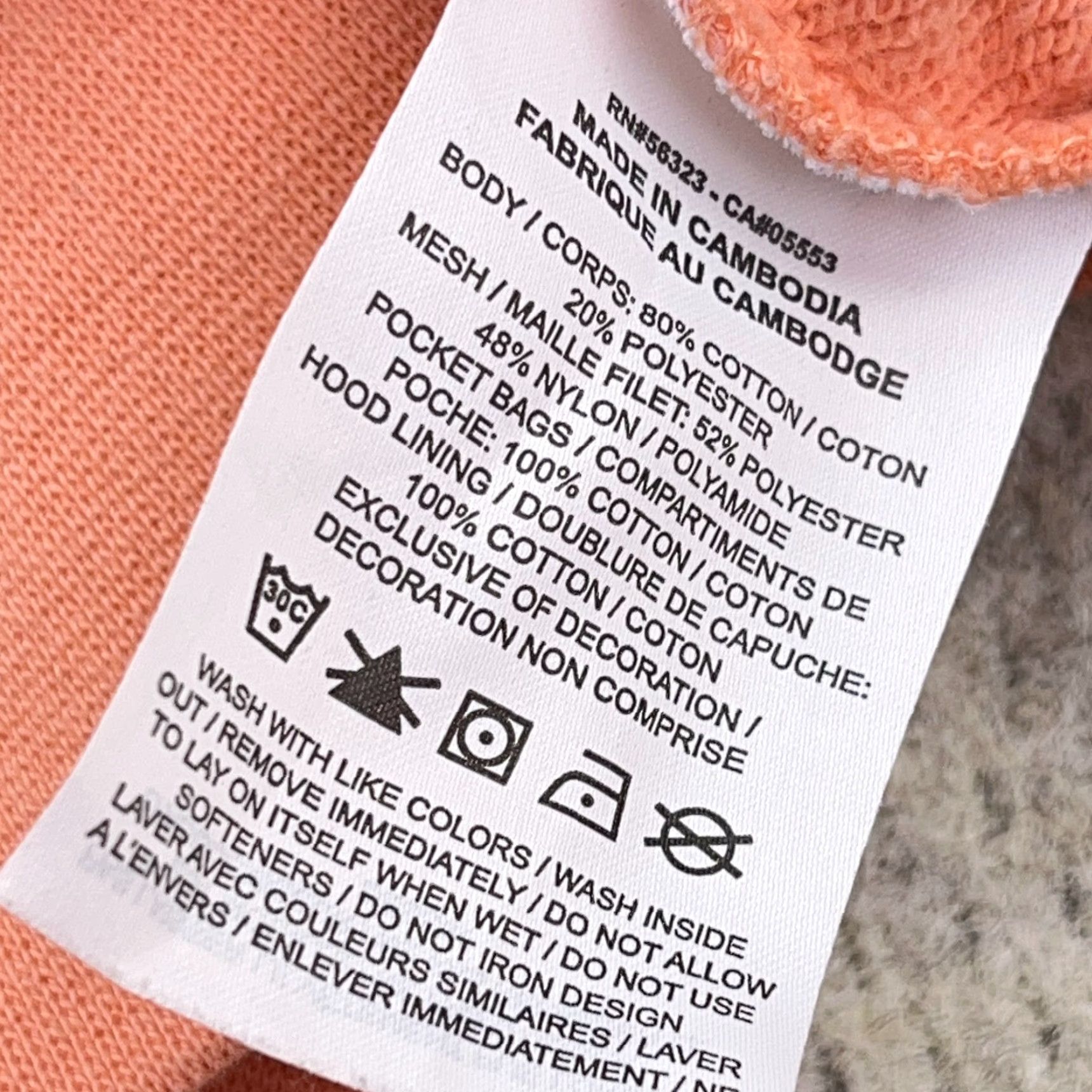 Nike Nike Hoodie Women 1X Orange White Pullover Sweatshirt Air Spellout Peach Retro Shirt Womens 1X Nike Sportswear Hoodie Size XL / US 12-14 / IT 48-50 - 6 Thumbnail