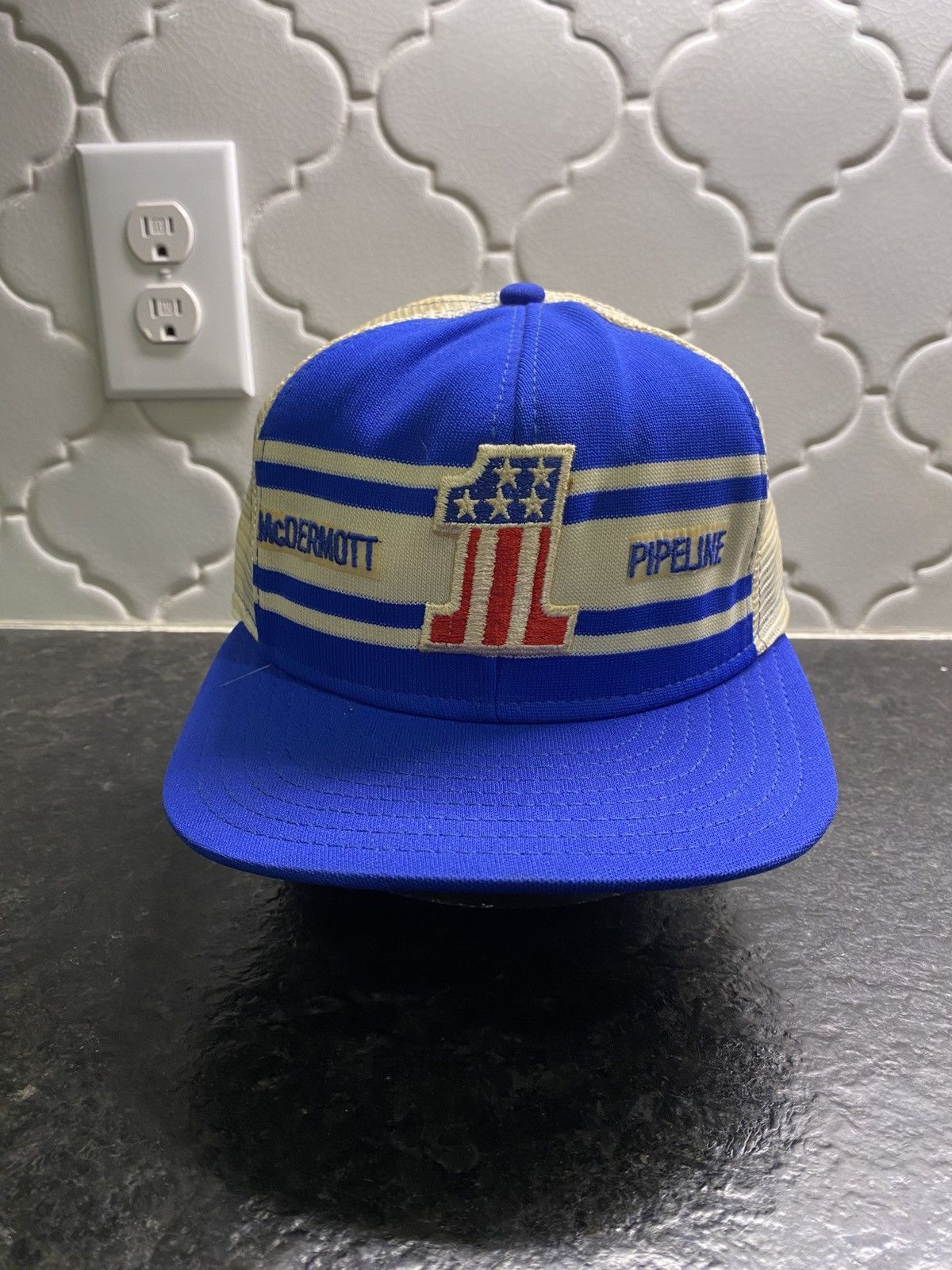 Vintage Vintage 80s Mcdermont pipeline trucker hat Size ONE SIZE - 1 Thumbnail