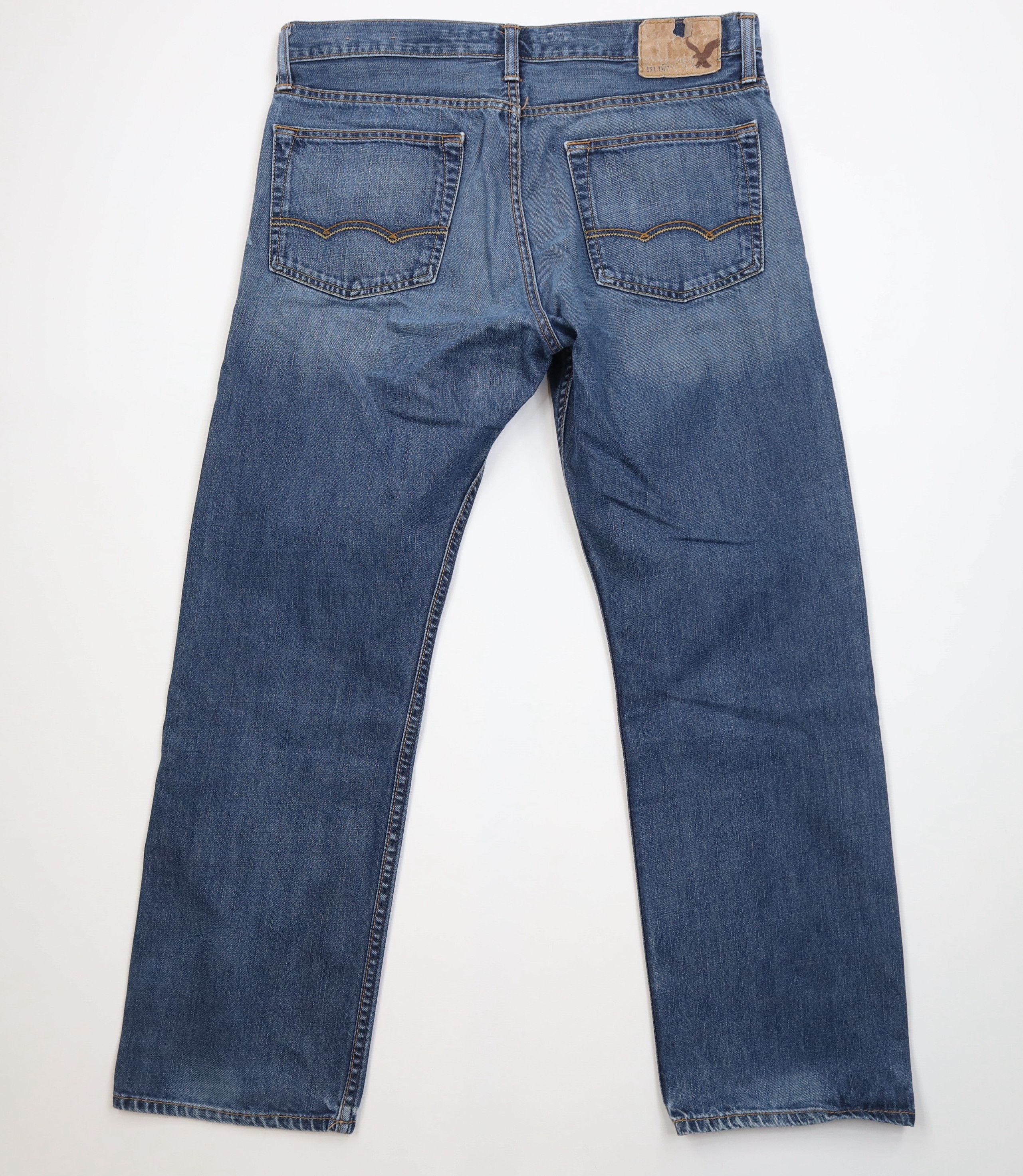 American Eagle Outfitters Vintage Y2K American Eagle Outfitters Straight Denim Jeans Size US 34 / EU 50 - 9 Thumbnail