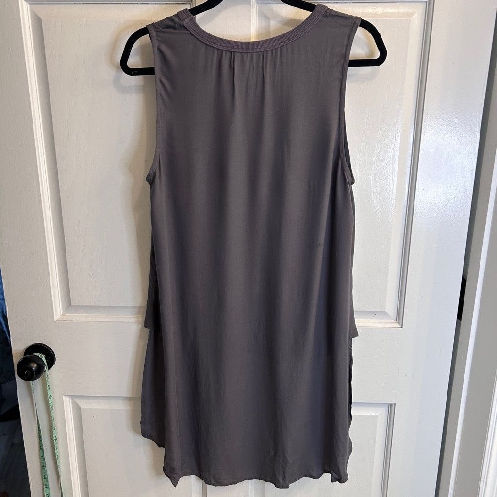 Anthropologie Women's Cloth & Stone Tank Top, Size M, Gray hi/low Size M / US 6-8 / IT 42-44 - 1 Thumbnail