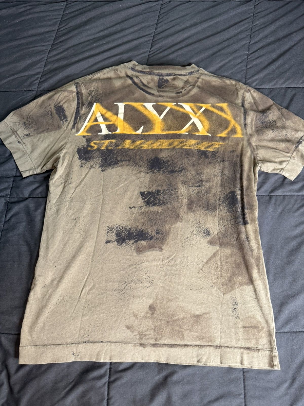 1017 ALYX 9SM 1017 ALYX 9SM Army Green Graphic T-Shirt “Military Green” Size US L / EU 52-54 / 3 - 8 Thumbnail