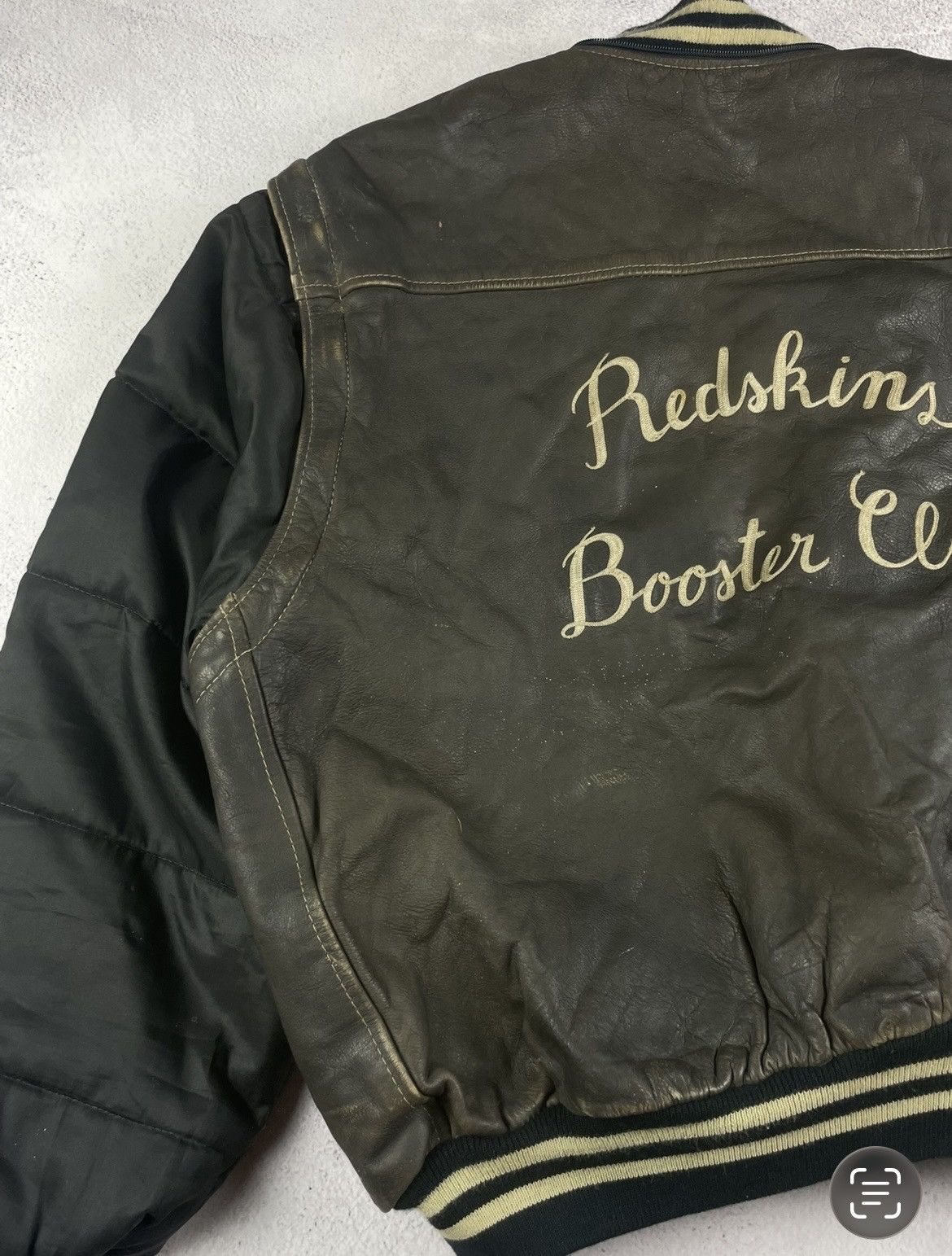 Other Vintage REDSKINS Leather Bomber Jacket Detachable XXXL Size US XXL / EU 58 / 5 - 5 Thumbnail